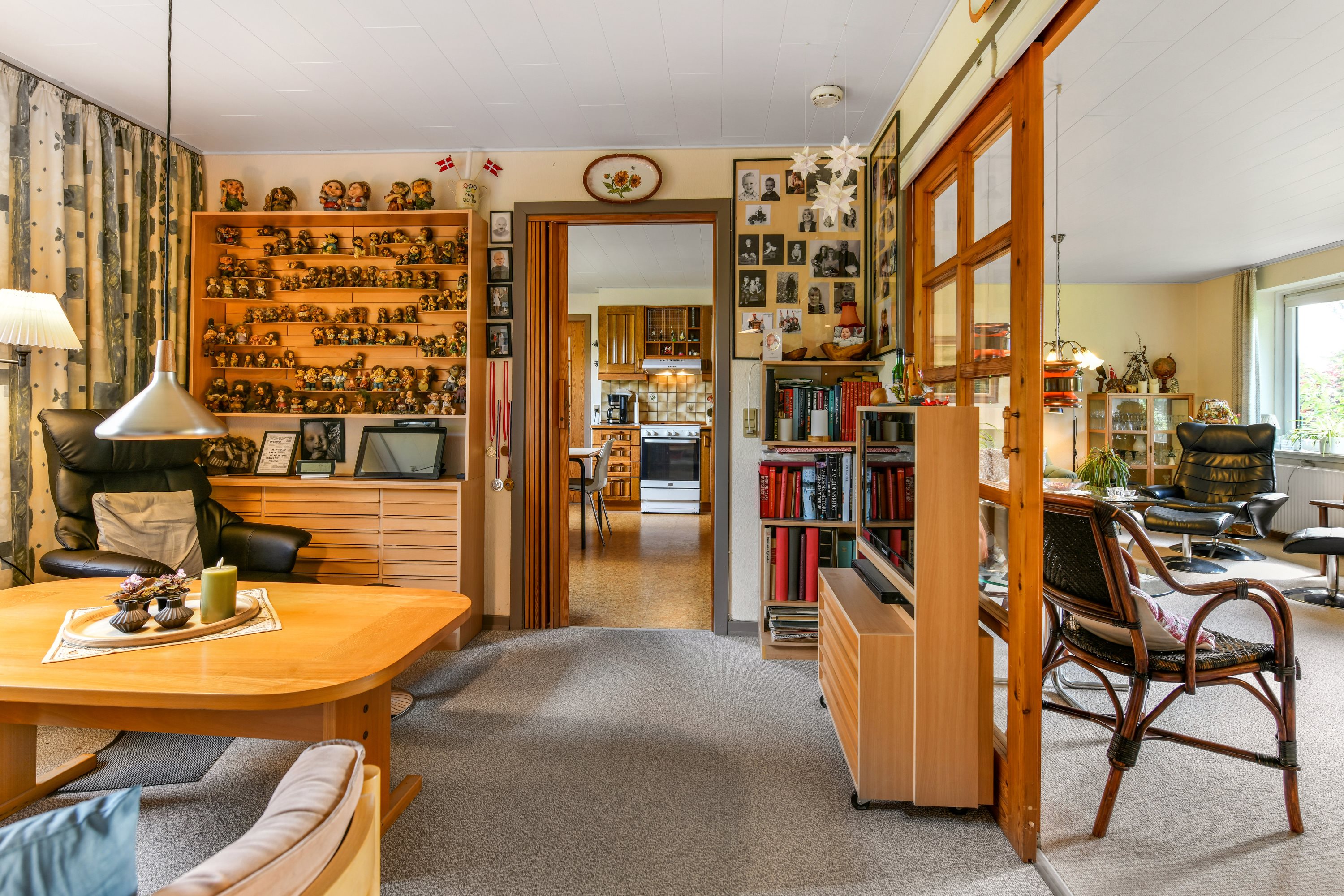 Fremhævet stue billede i fuldskærmstilstand. Billede af Nørrevej 47, Stend-Krogag, 7200 Grindsted