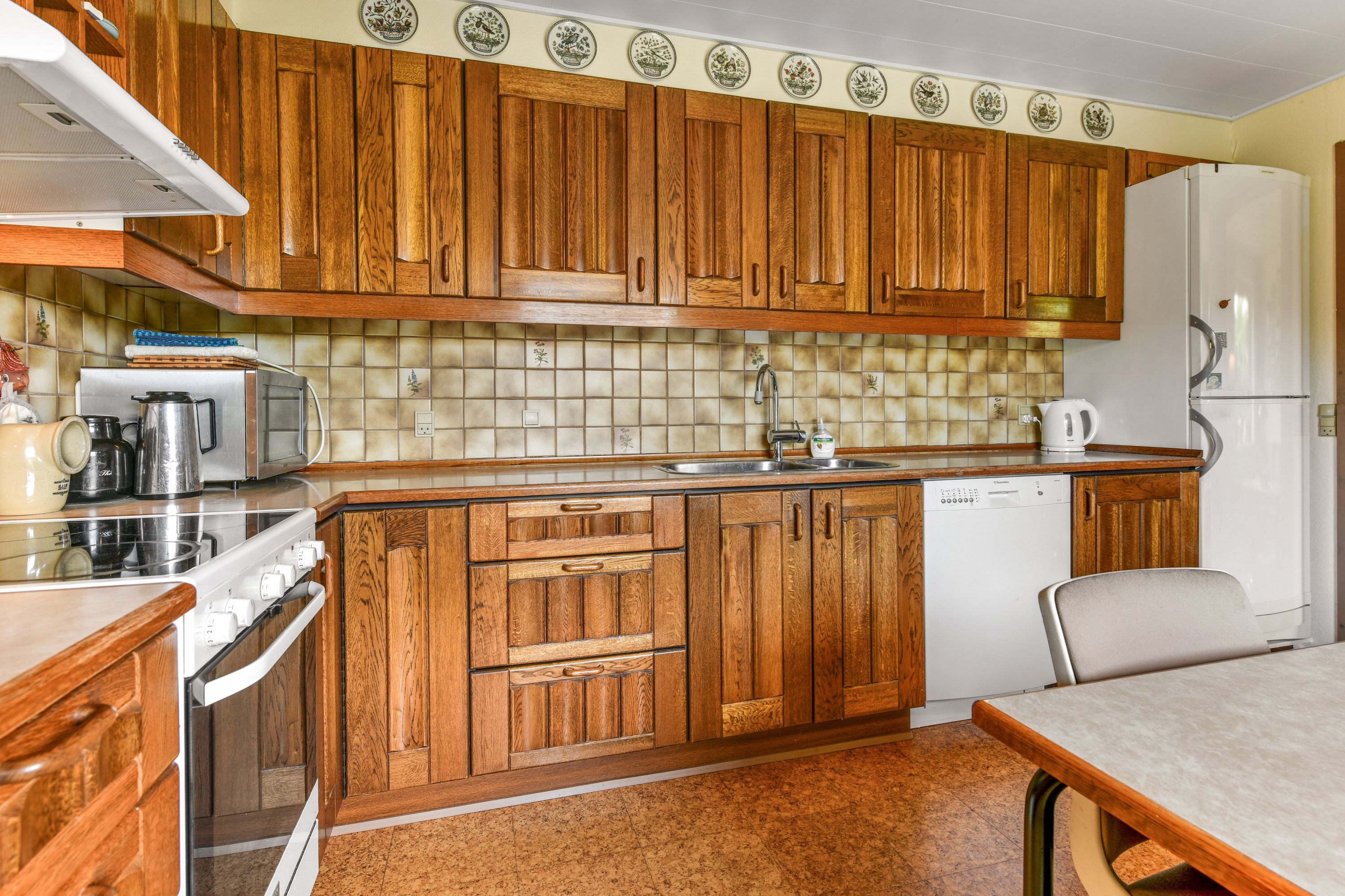 Fremhævet køkken billede i fuldskærmstilstand. Billede af Nørrevej 47, Stend-Krogag, 7200 Grindsted