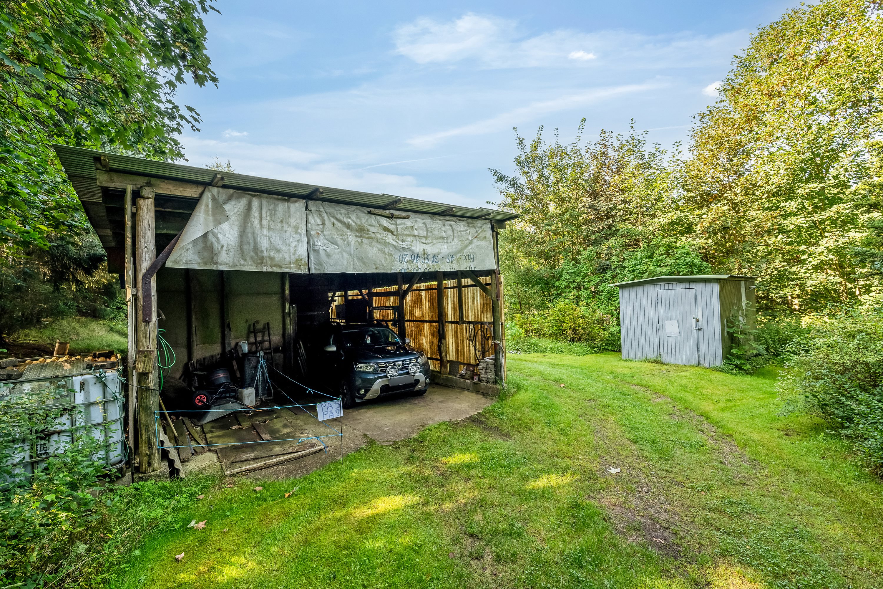 Fremhævet facade billede i fuldskærmstilstand. Billede af Torstedvej 55, Torsted, 6980 Tim