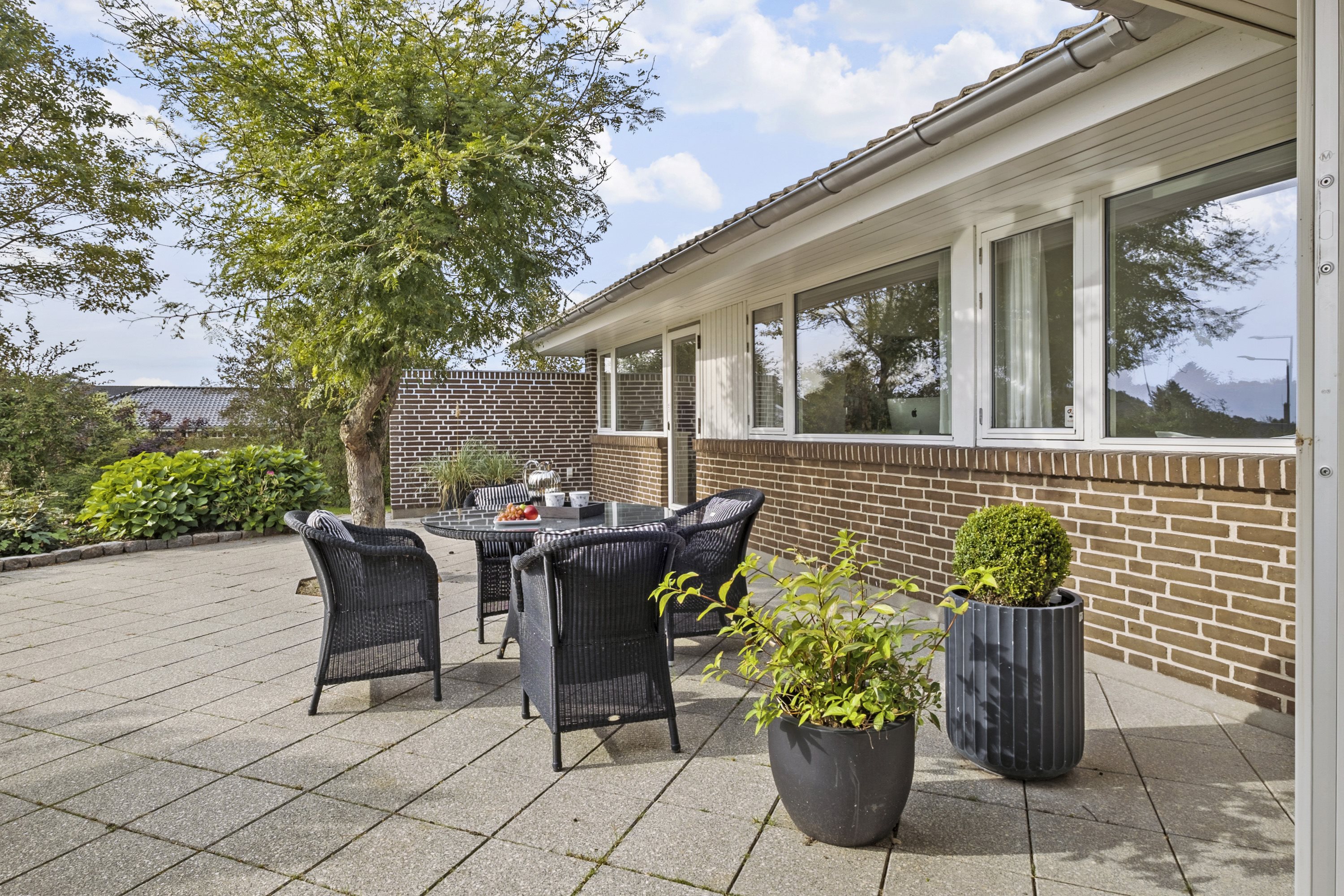 Fremhævet terrasse billede i fuldskærmstilstand. Billede af Østervang 68, 9362 Gandrup