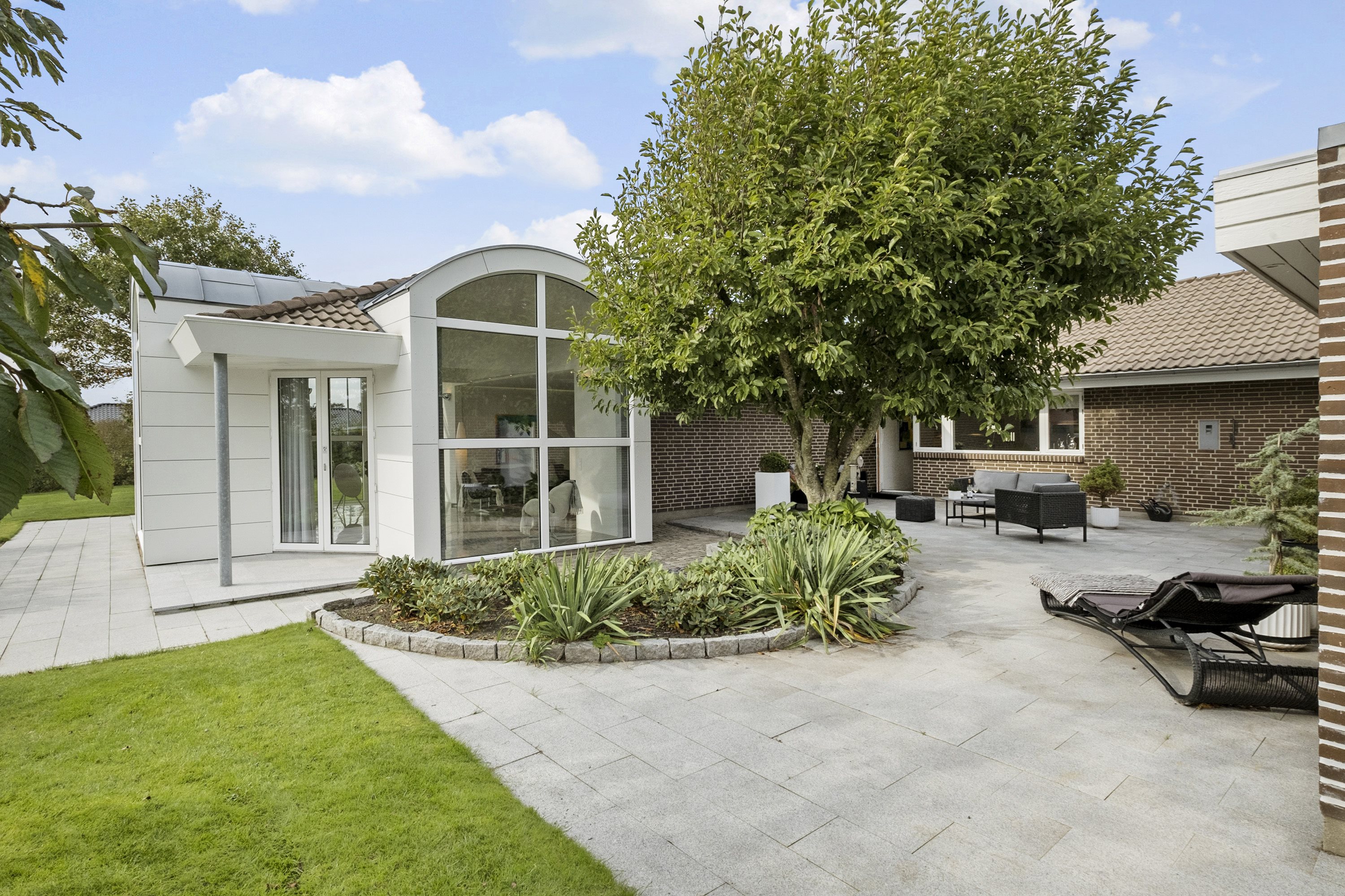 Fremhævet terrasse billede i fuldskærmstilstand. Billede af Østervang 68, 9362 Gandrup