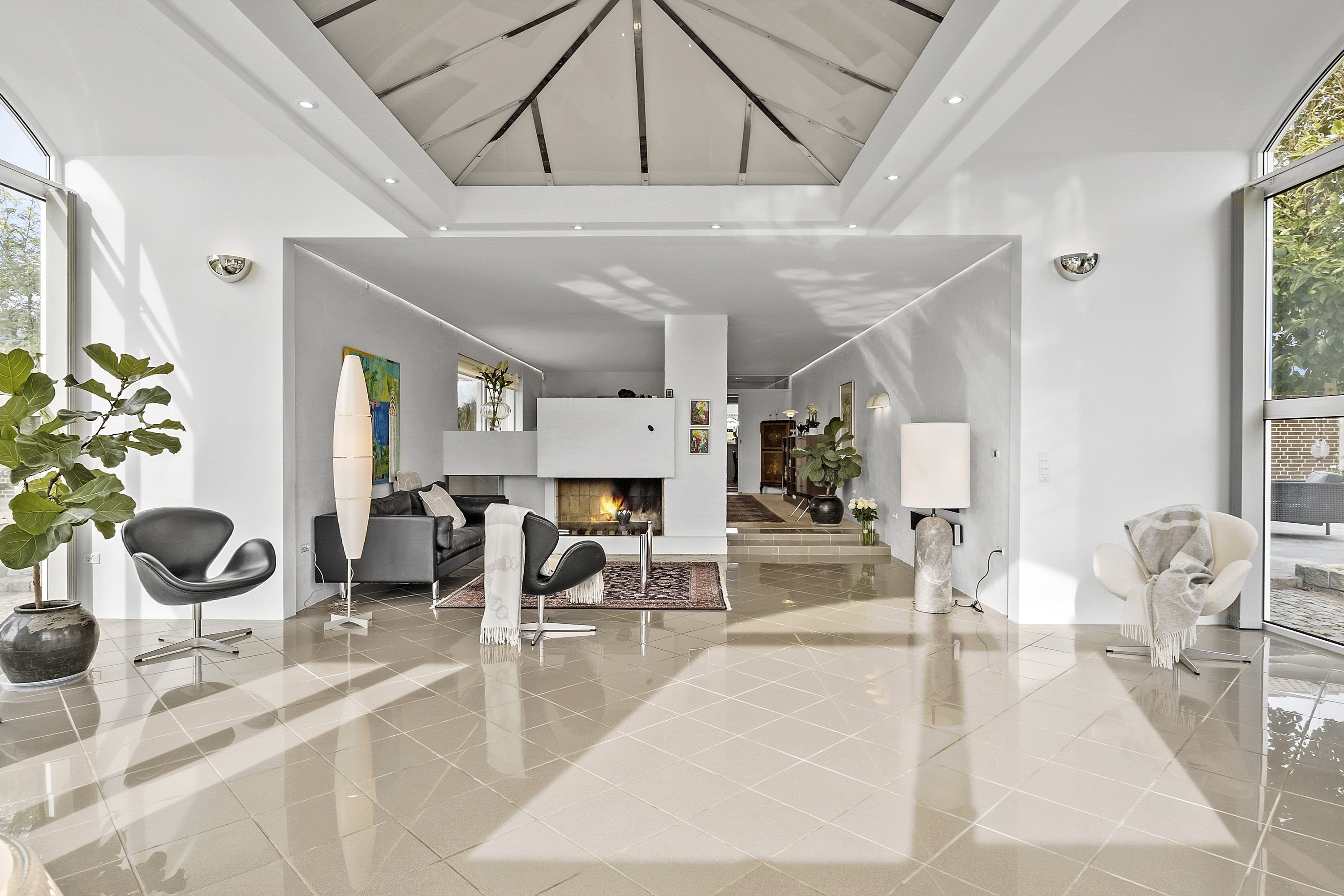 Fremhævet stue billede i fuldskærmstilstand. Billede af Østervang 68, 9362 Gandrup