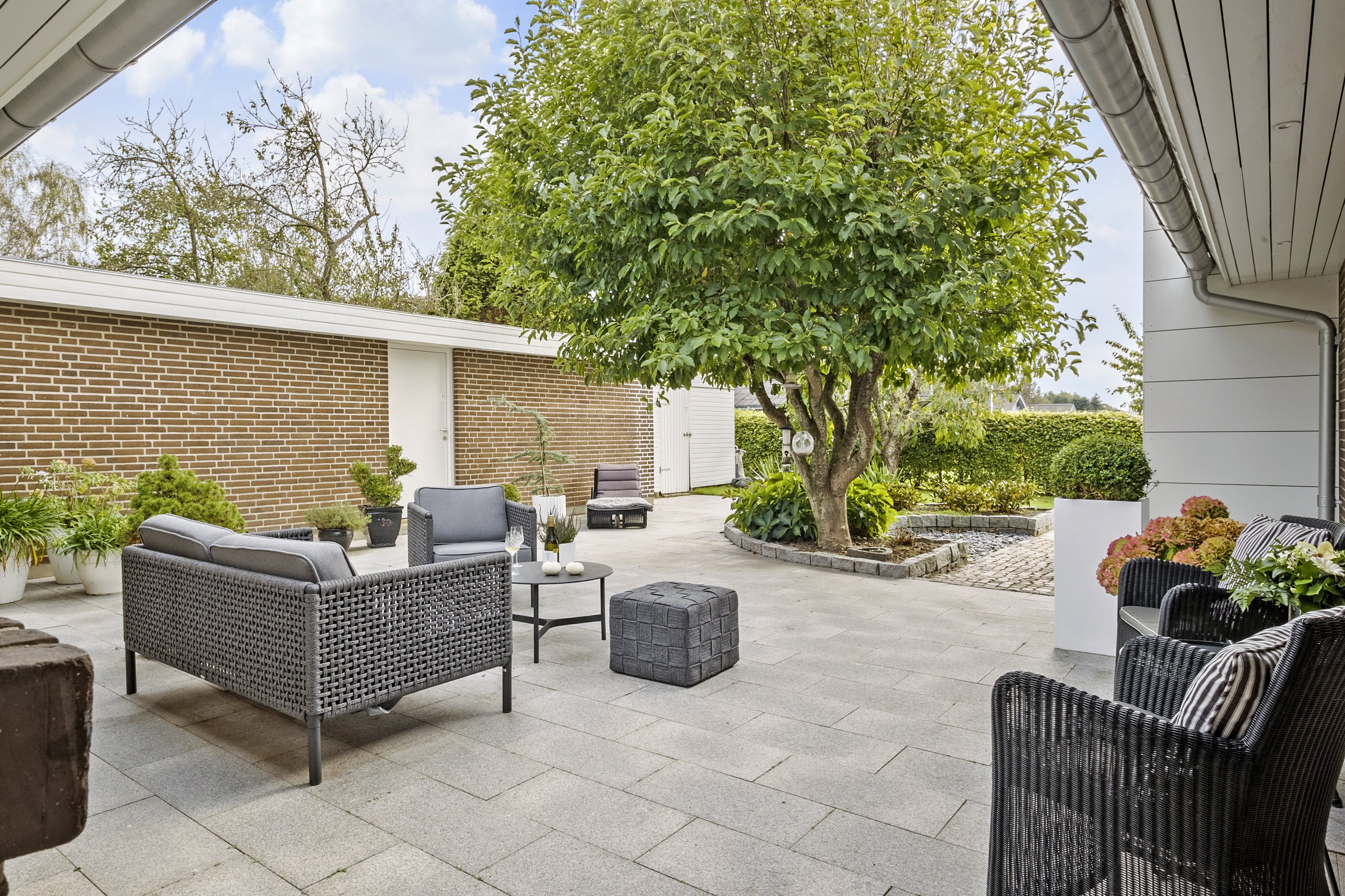 Fremhævet terrasse billede i fuldskærmstilstand. Billede af Østervang 68, 9362 Gandrup