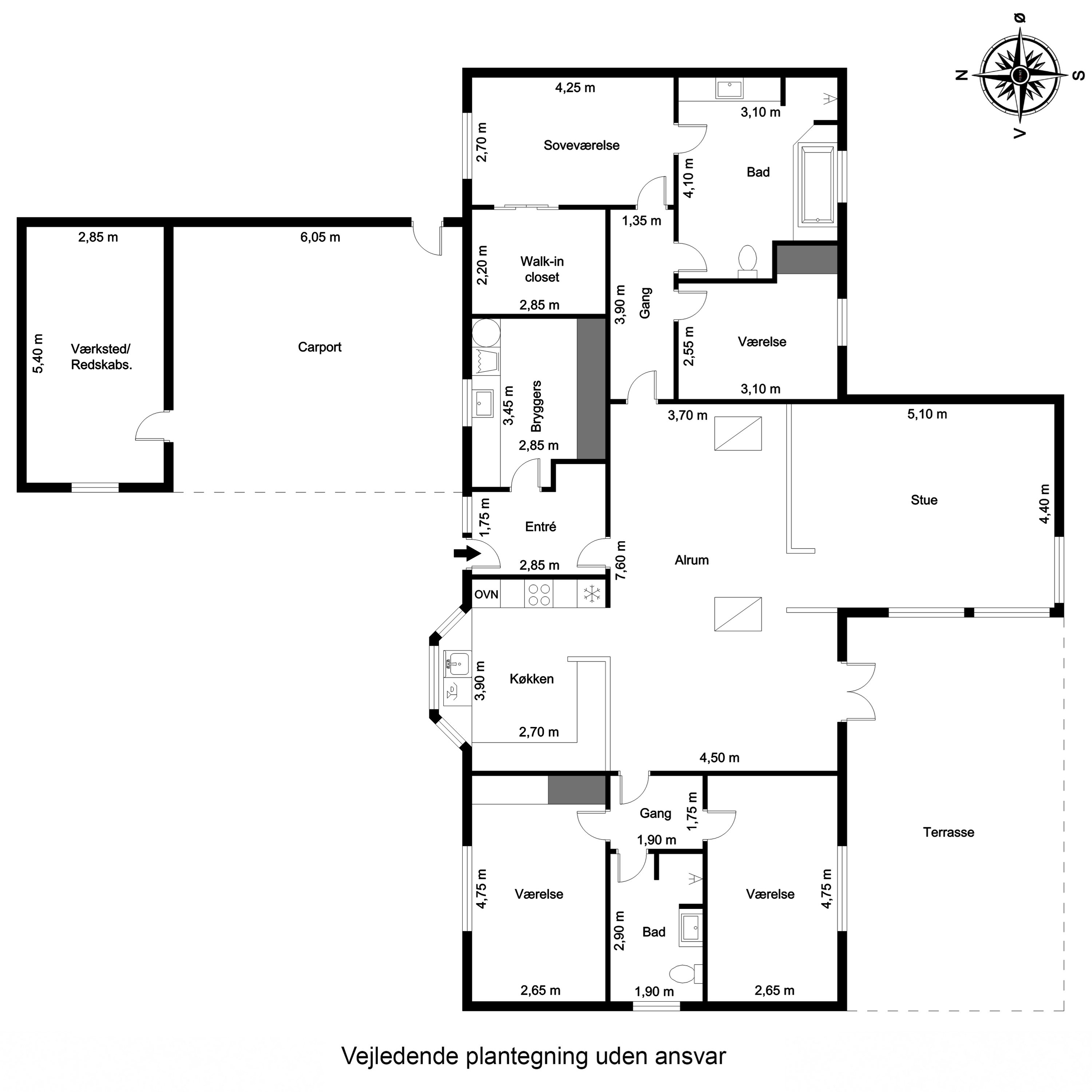 Plantegninger billede af Blåvandvej 51C, 6857 Blåvand