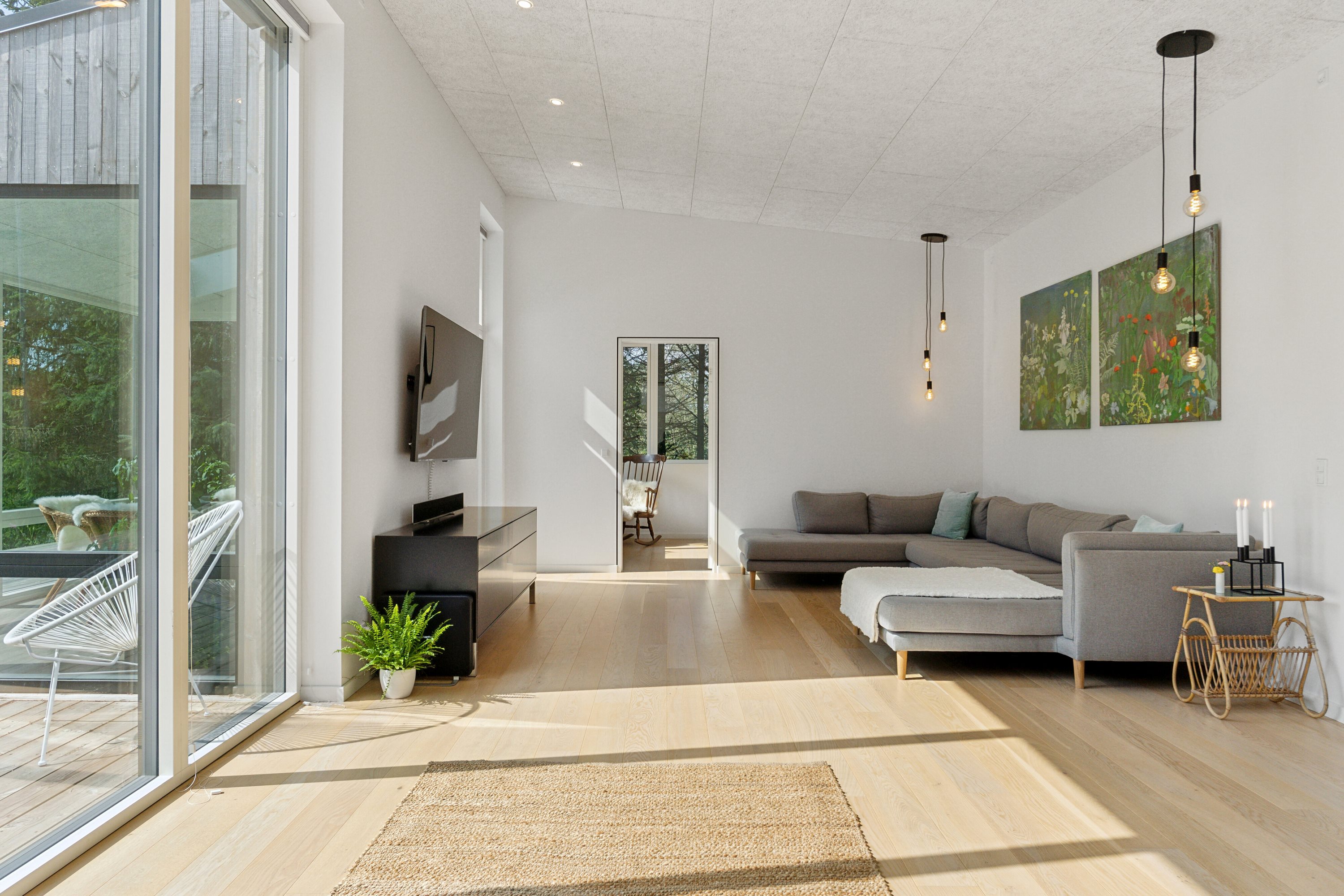 Fremhævet stue billede i fuldskærmstilstand. Billede af Tyrsigvej 105, 9870 Sindal