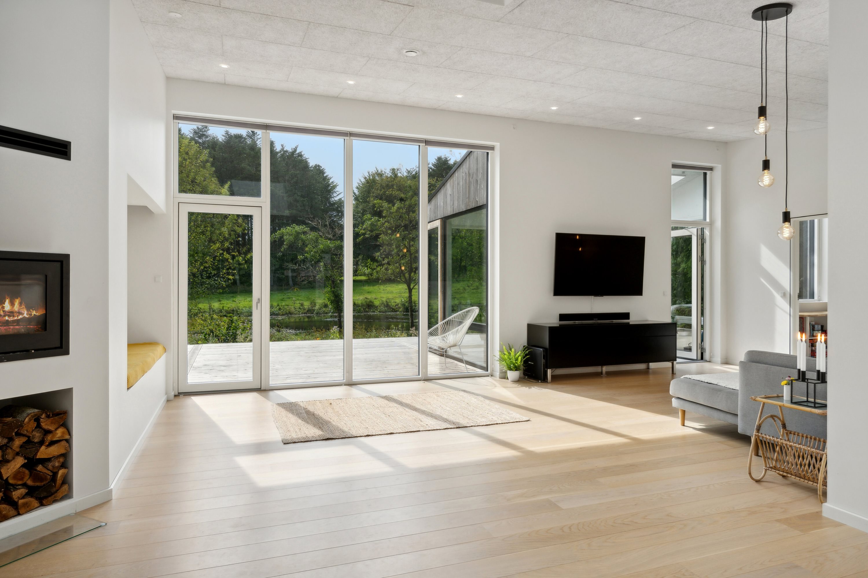 Fremhævet stue billede i fuldskærmstilstand. Billede af Tyrsigvej 105, 9870 Sindal