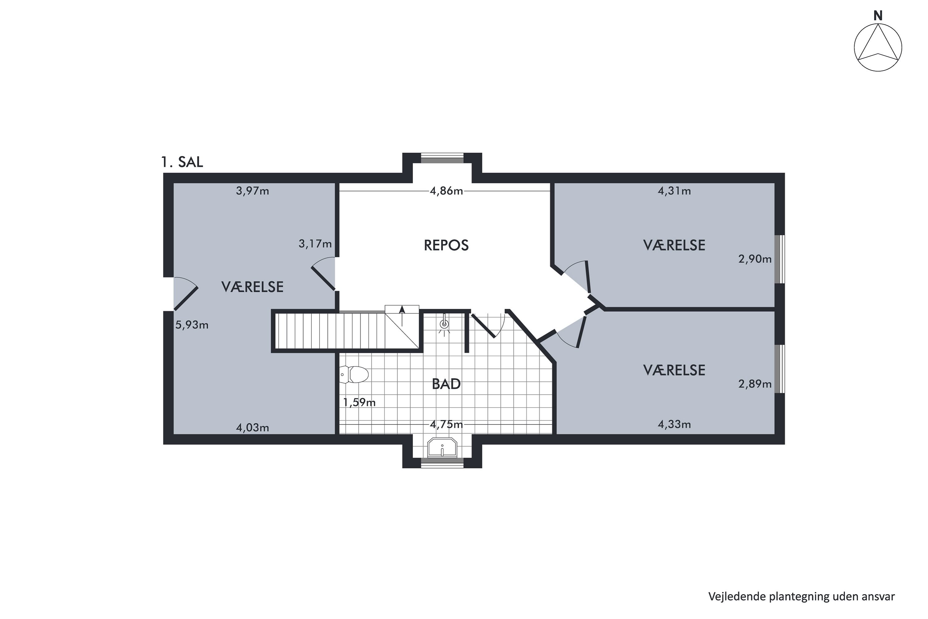Plantegninger billede af Dengsøvej 20, V Velling, 8860 Ulstrup