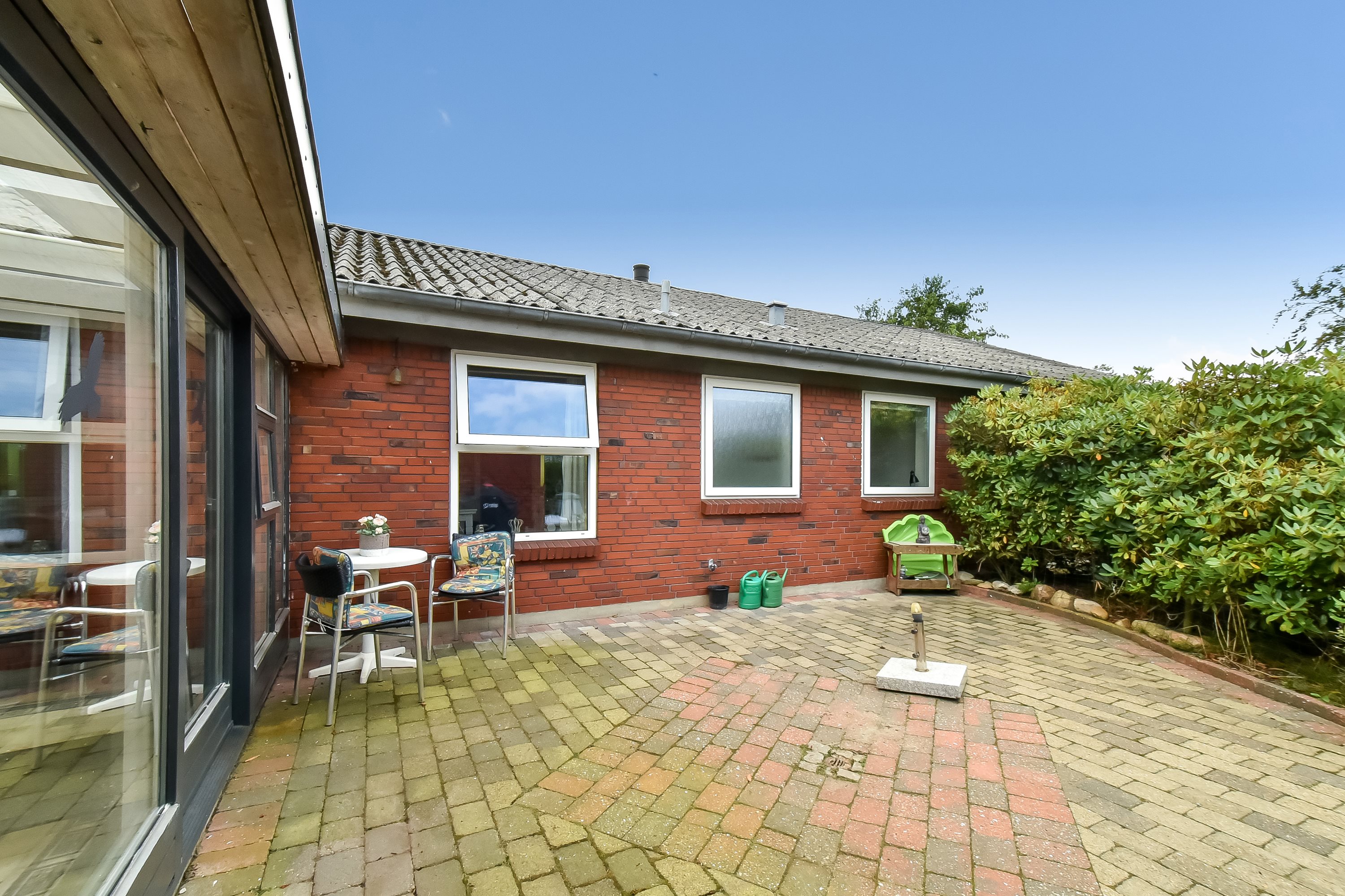 Fremhævet gårdhave billede i fuldskærmstilstand. Billede af Grønningen 14, Troldhede, 6920 Videbæk