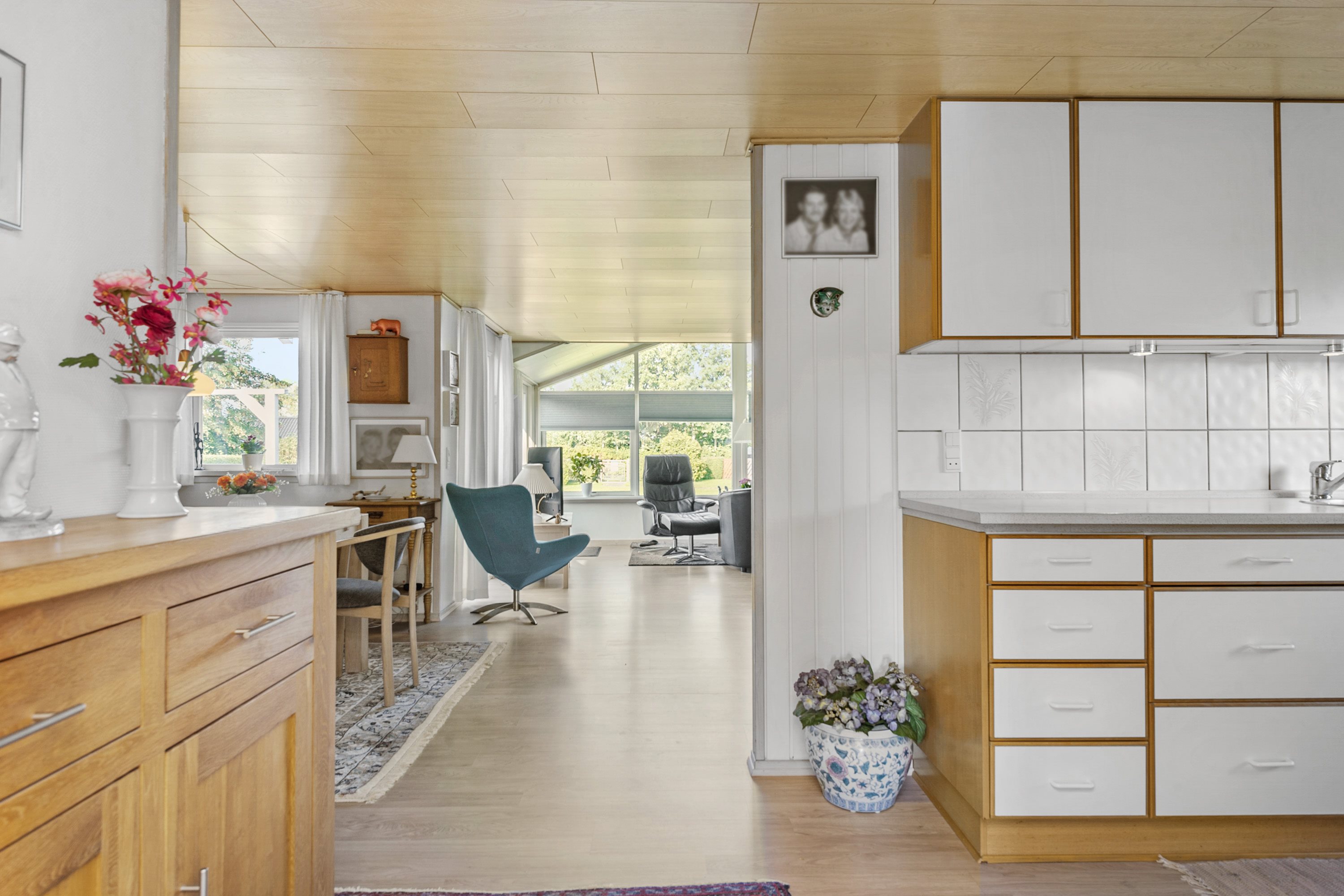 Fremhævet køkken billede i fuldskærmstilstand. Billede af Askvænget 3, 8340 Malling