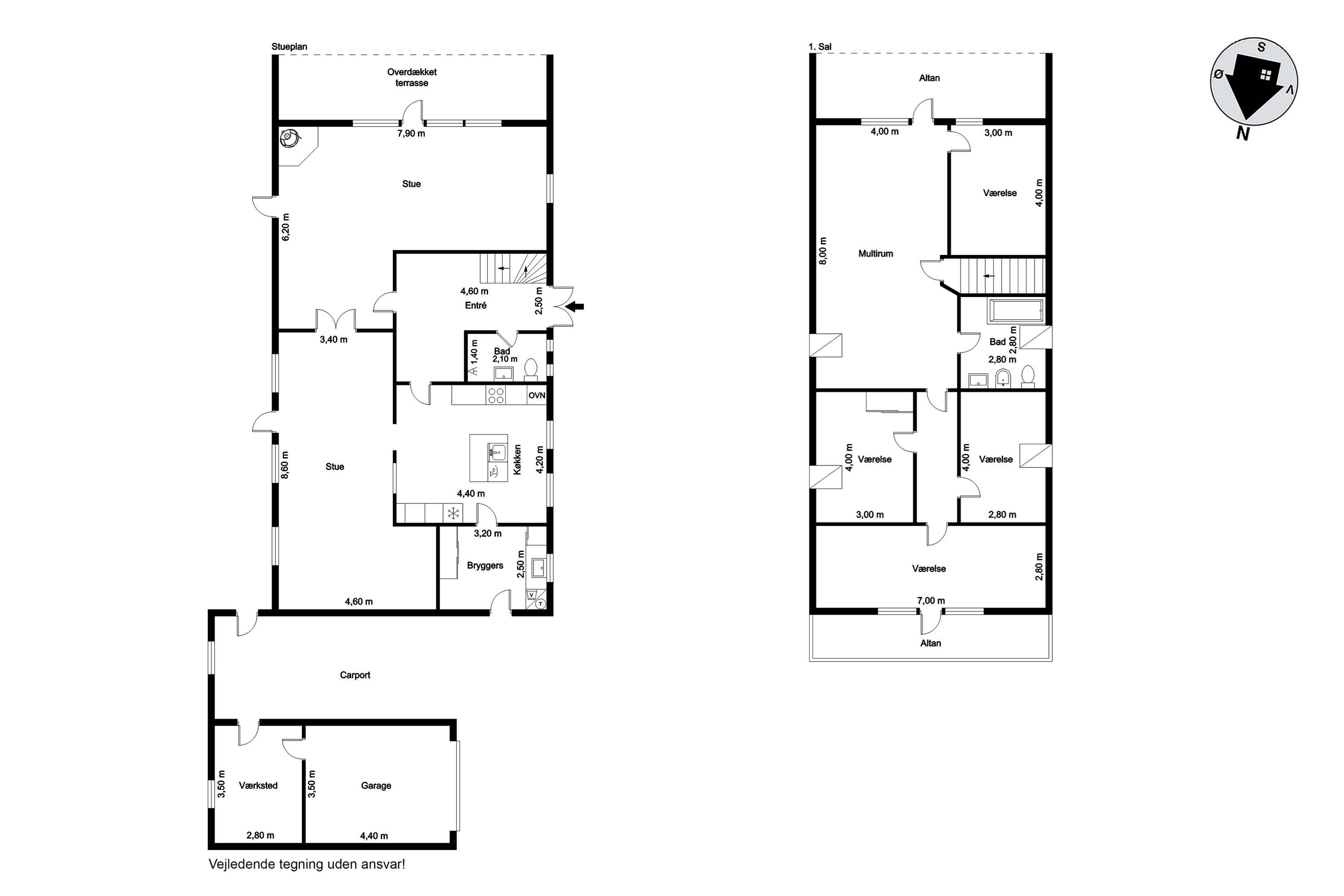 Plantegninger billede af Liljealle 13, 6920 Videbæk