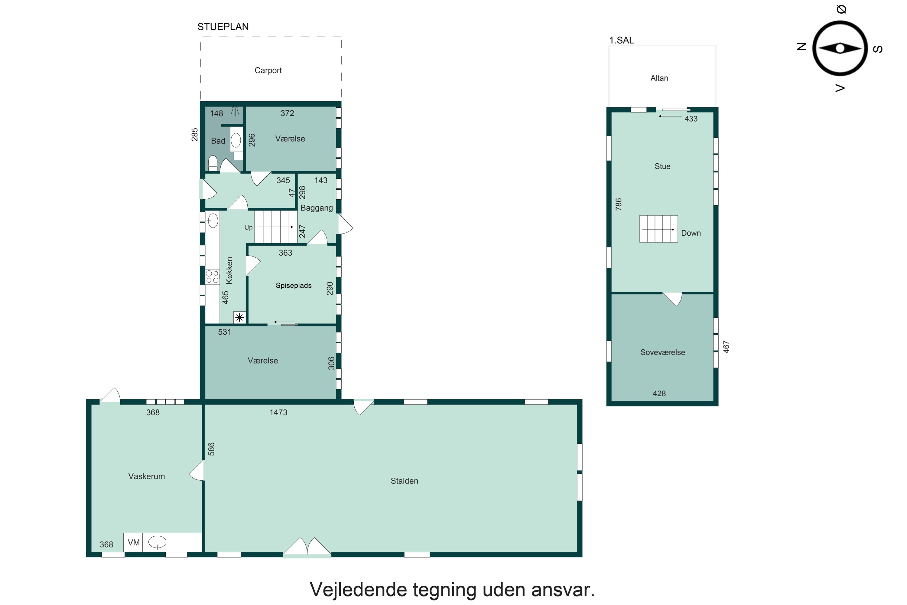 Plantegninger billede af Jelling Skovvej 3, 7300 Jelling