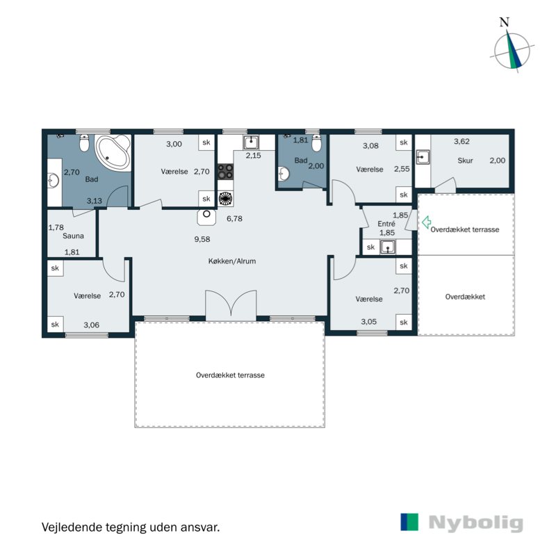 Plantegninger billede af Aarø Strandhøj 11, 6100 Haderslev