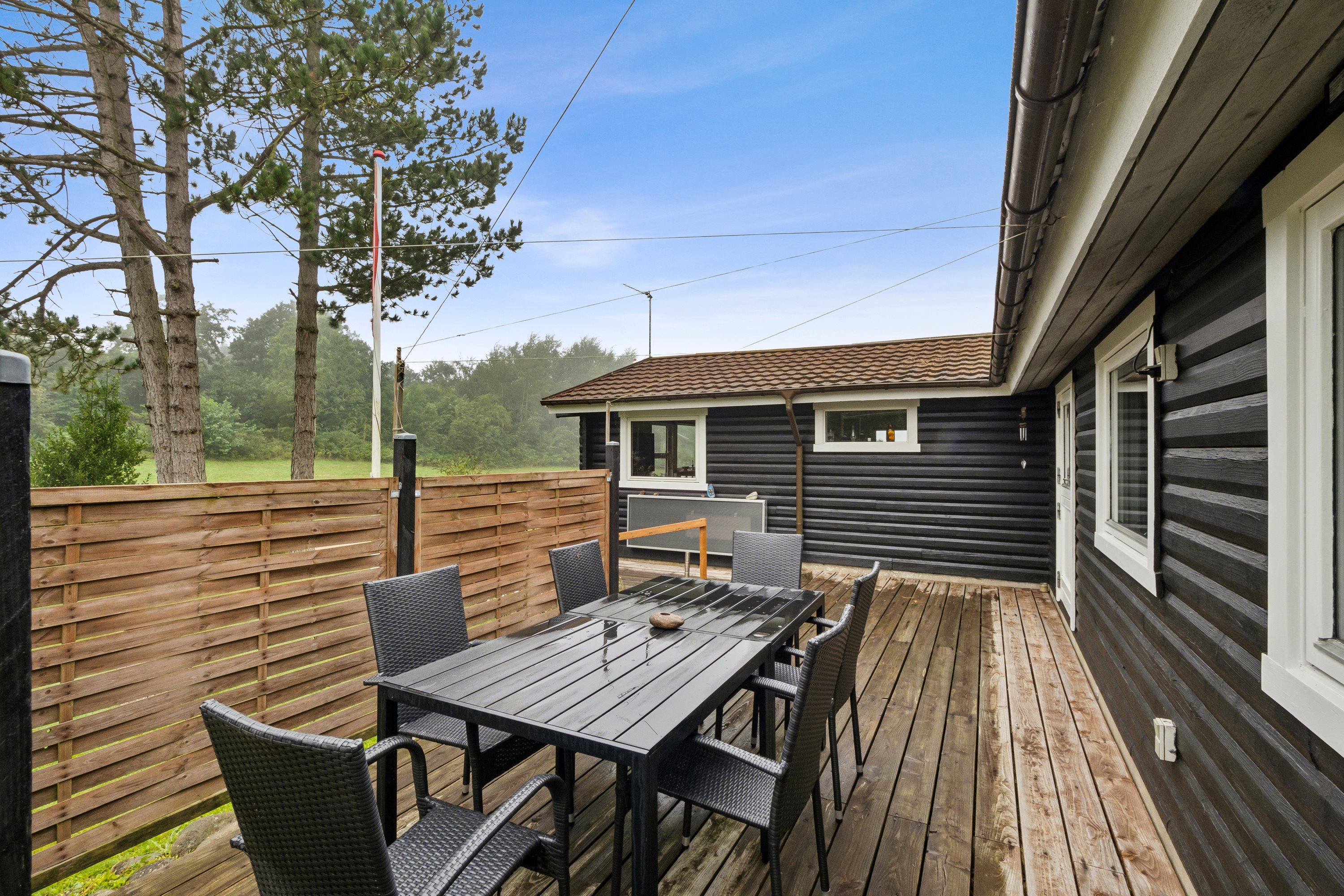 Fremhævet terrasse billede i fuldskærmstilstand. Billede af Skovstjernevej 8, Vadum, 7860 Spøttrup