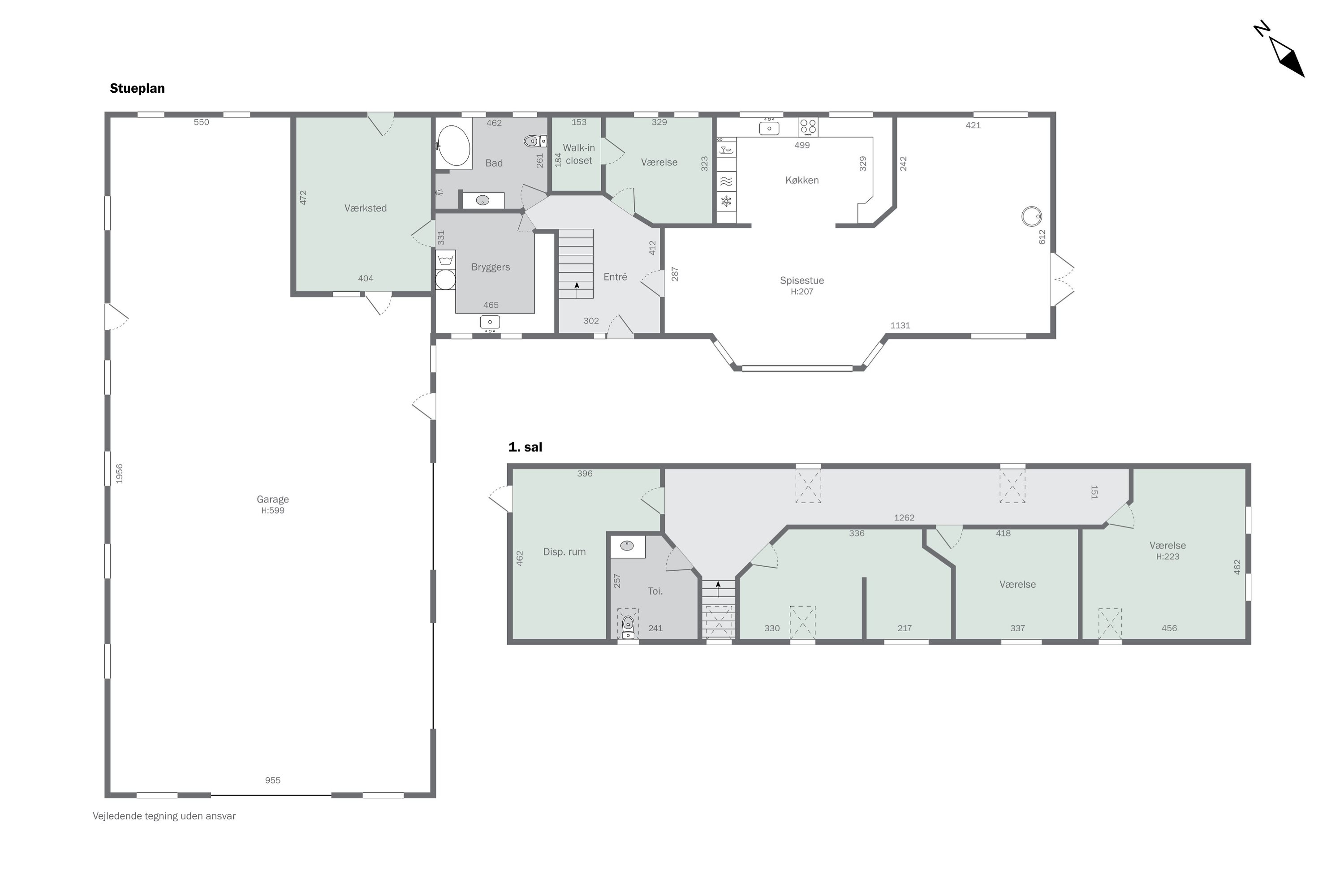 Plantegninger billede af Ashøjvej 14, 7760 Hurup Thy