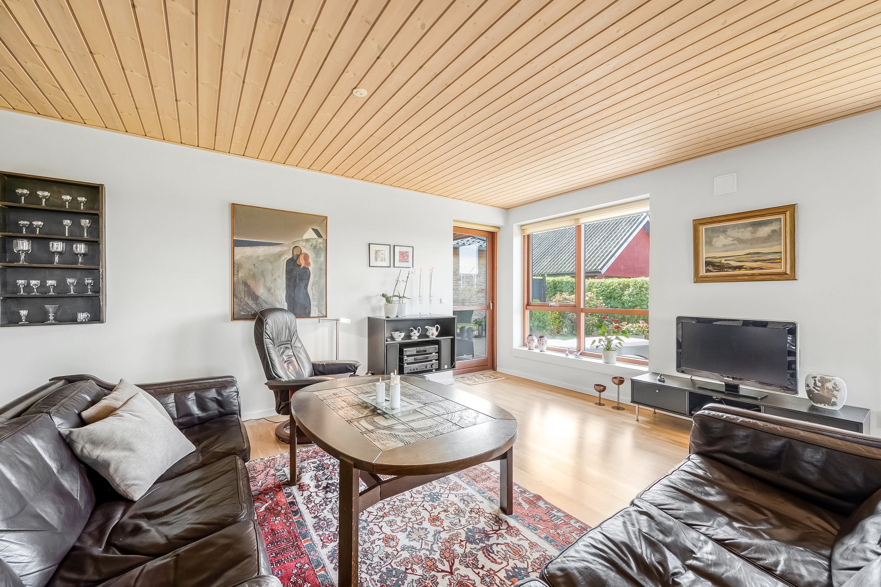 Fremhævet stue billede i fuldskærmstilstand. Billede af Stenaldervej 87, Rindum, 6950 Ringkøbing