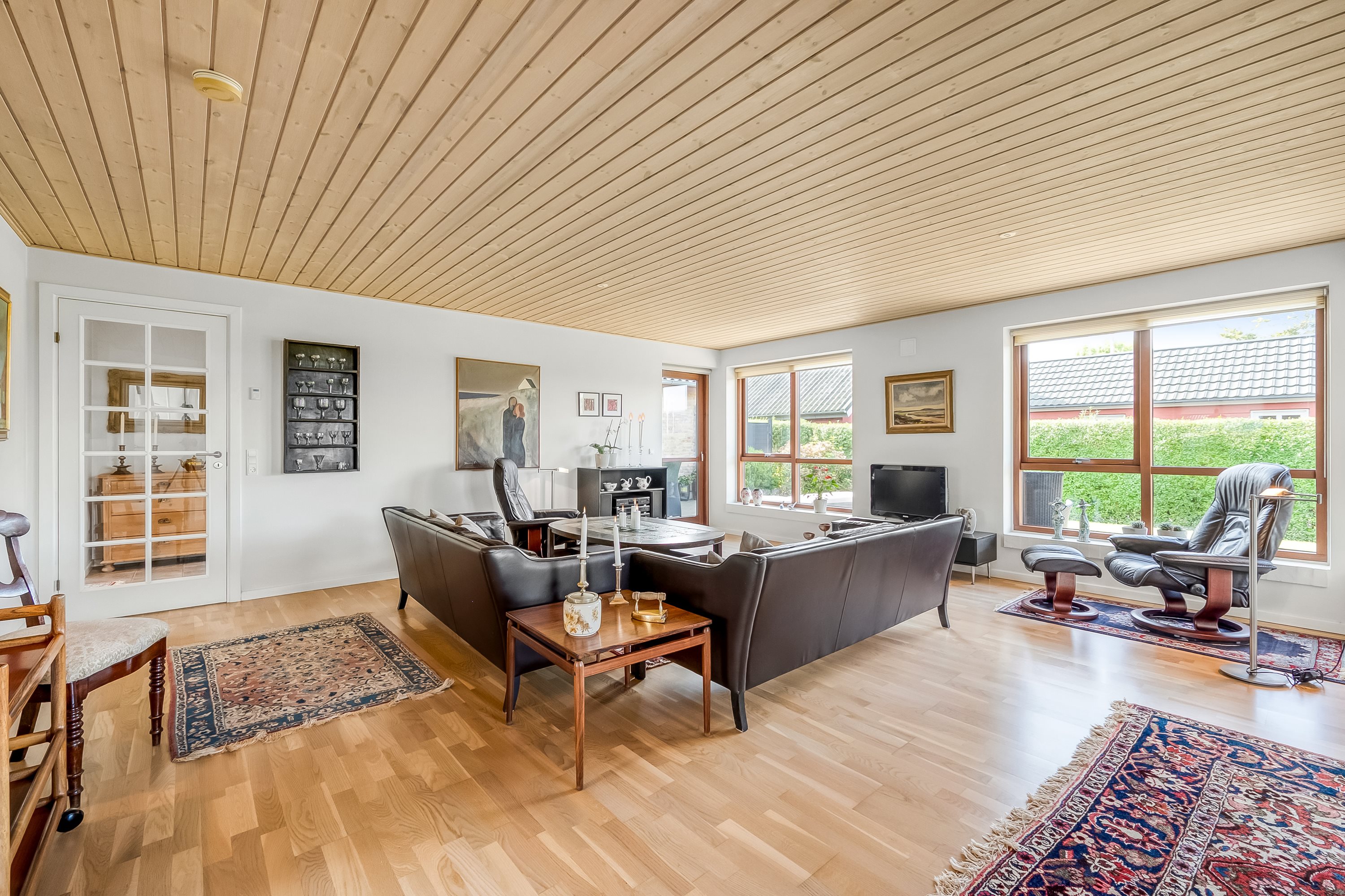 Fremhævet stue billede i fuldskærmstilstand. Billede af Stenaldervej 87, Rindum, 6950 Ringkøbing