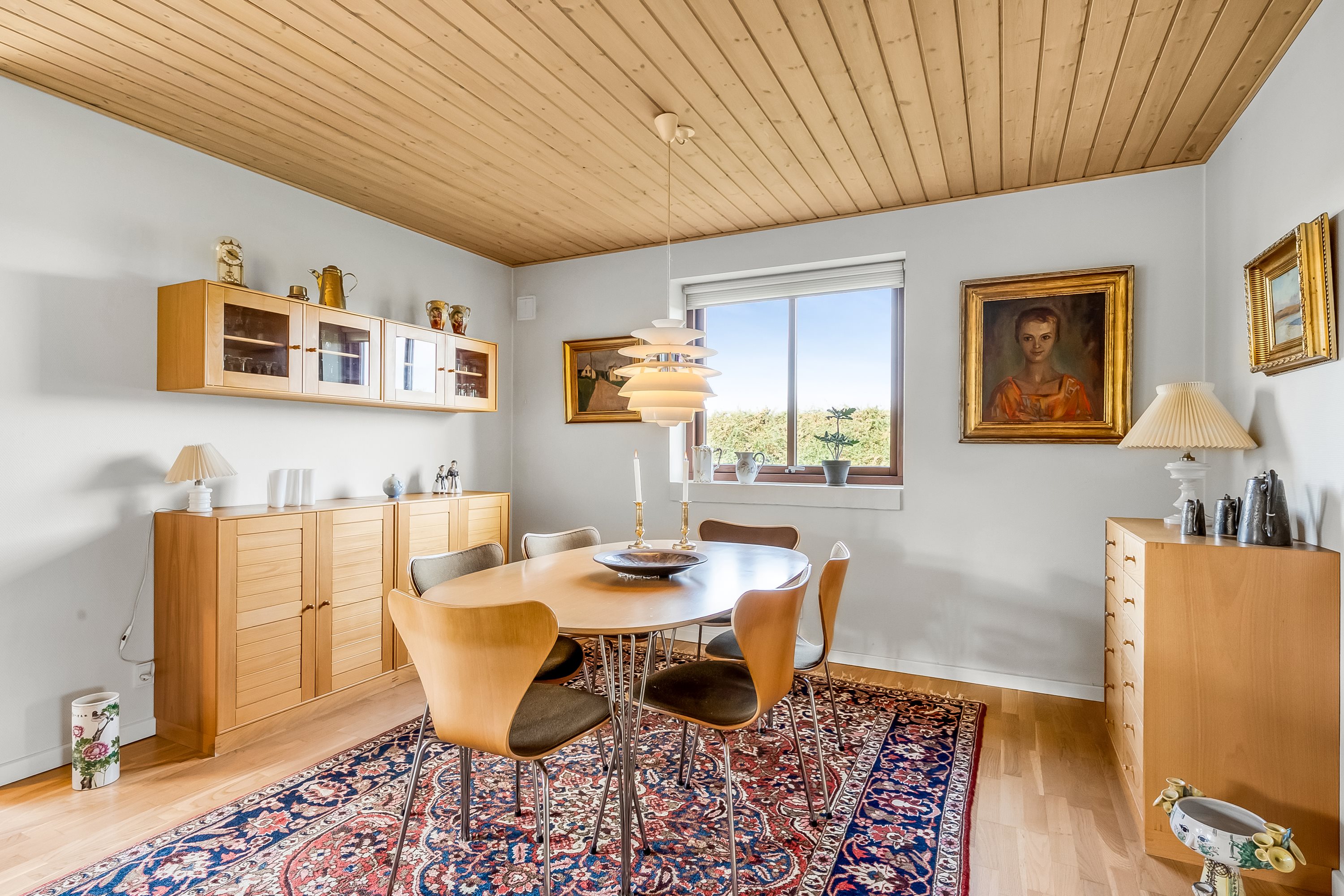 Fremhævet stue billede i fuldskærmstilstand. Billede af Stenaldervej 87, Rindum, 6950 Ringkøbing