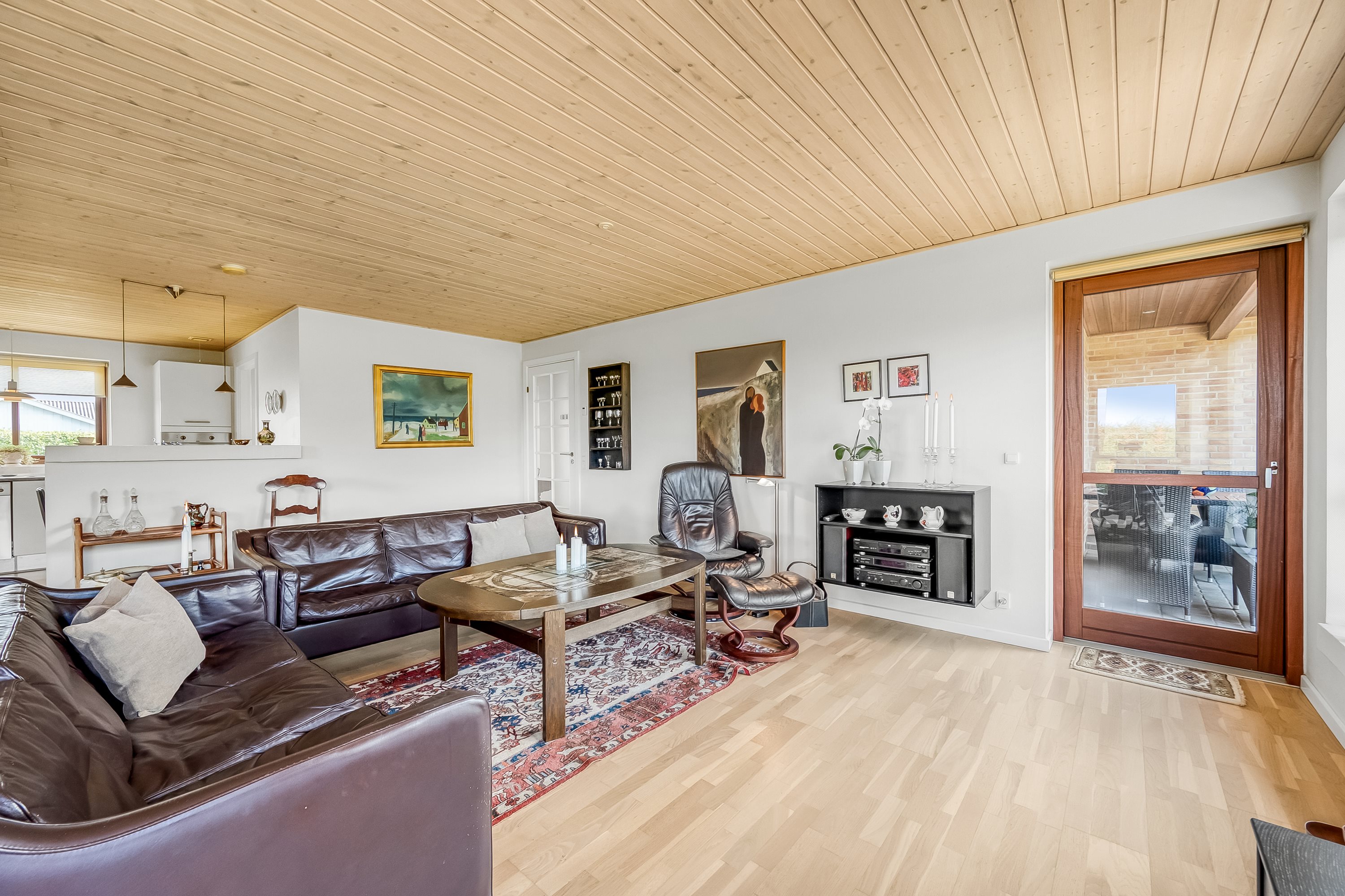 Fremhævet stue billede i fuldskærmstilstand. Billede af Stenaldervej 87, Rindum, 6950 Ringkøbing