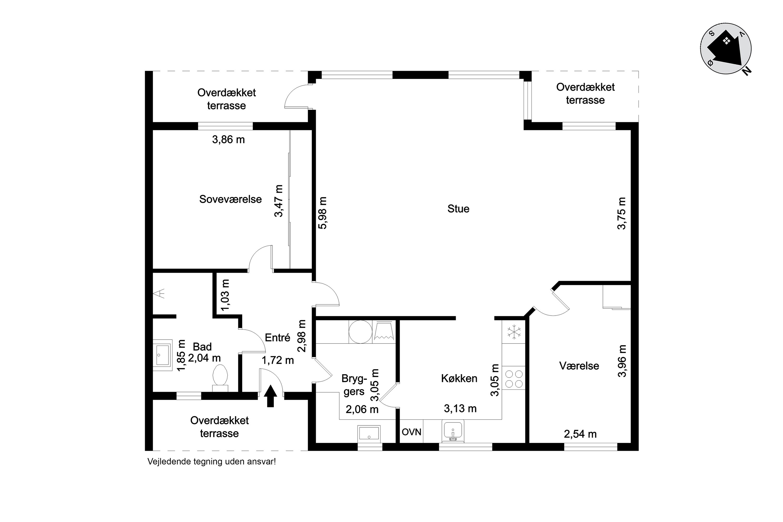 Plantegninger billede af Stenaldervej 87, Rindum, 6950 Ringkøbing