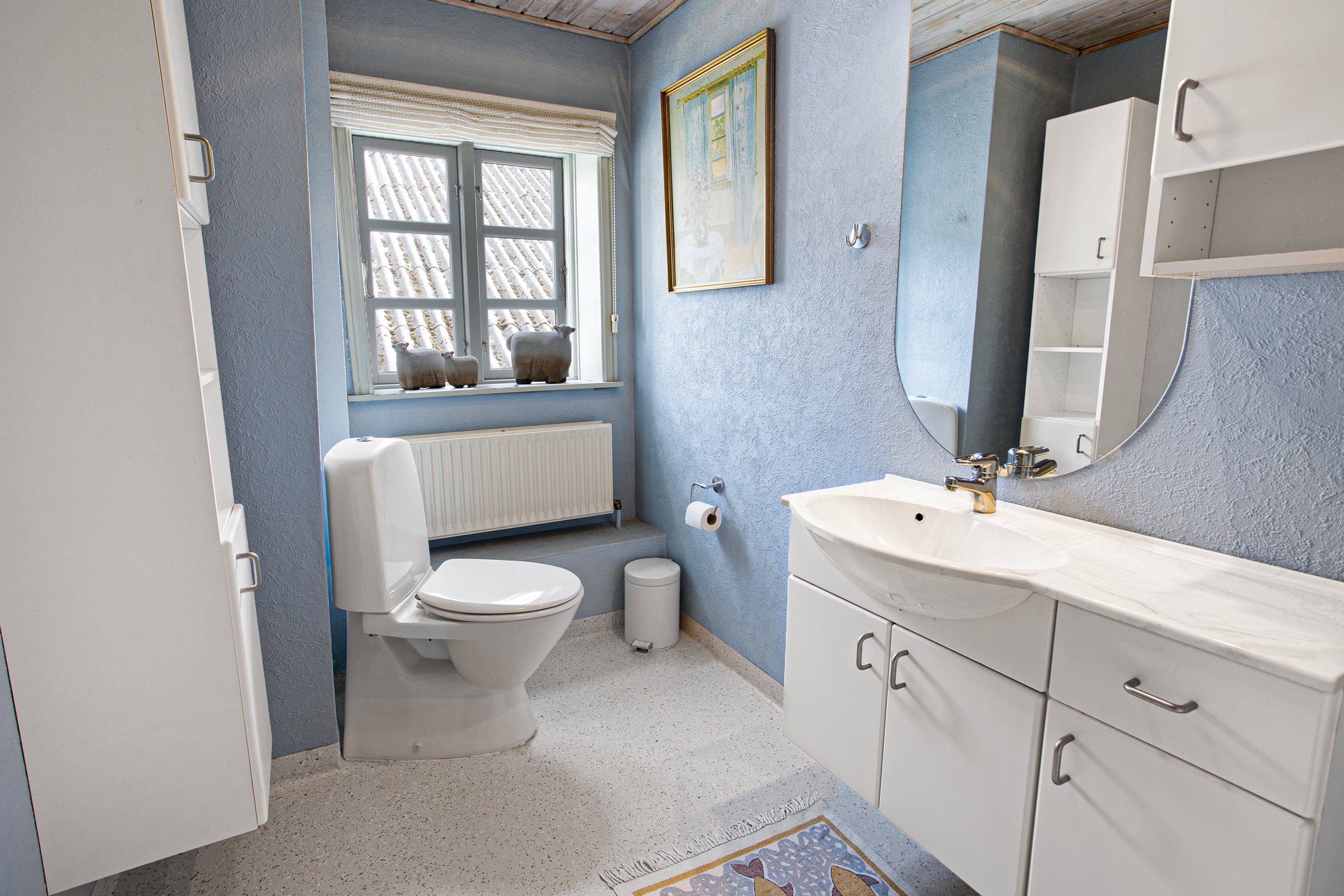 Fremhævet badeværelse billede i fuldskærmstilstand. Billede af Hillerupvej 67, Hillerup, 6760 Ribe