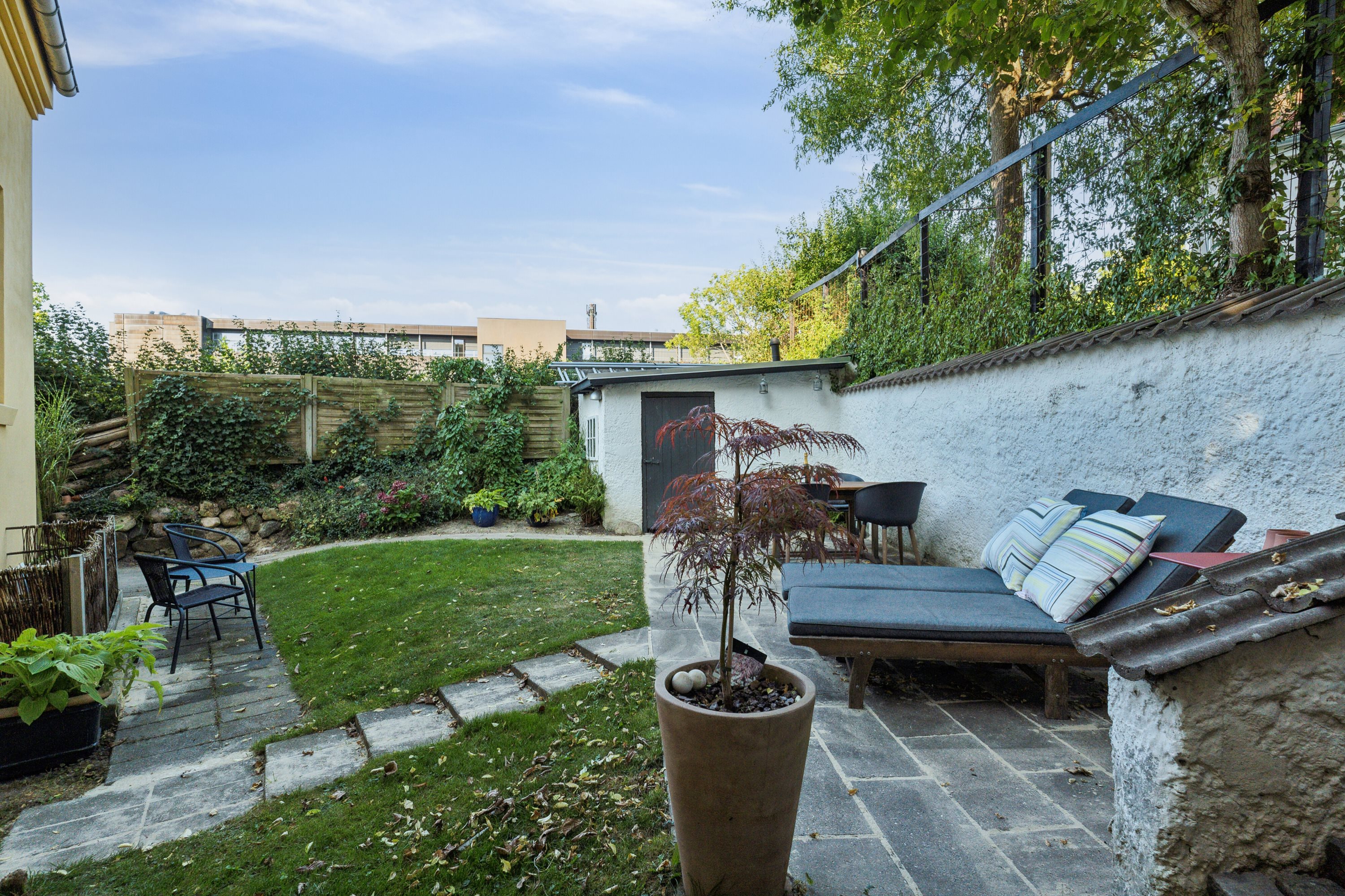 Fremhævet terrasse billede i fuldskærmstilstand. Billede af Gammel Lundtoftevej 11, 2., 2800 Kongens Lyngby