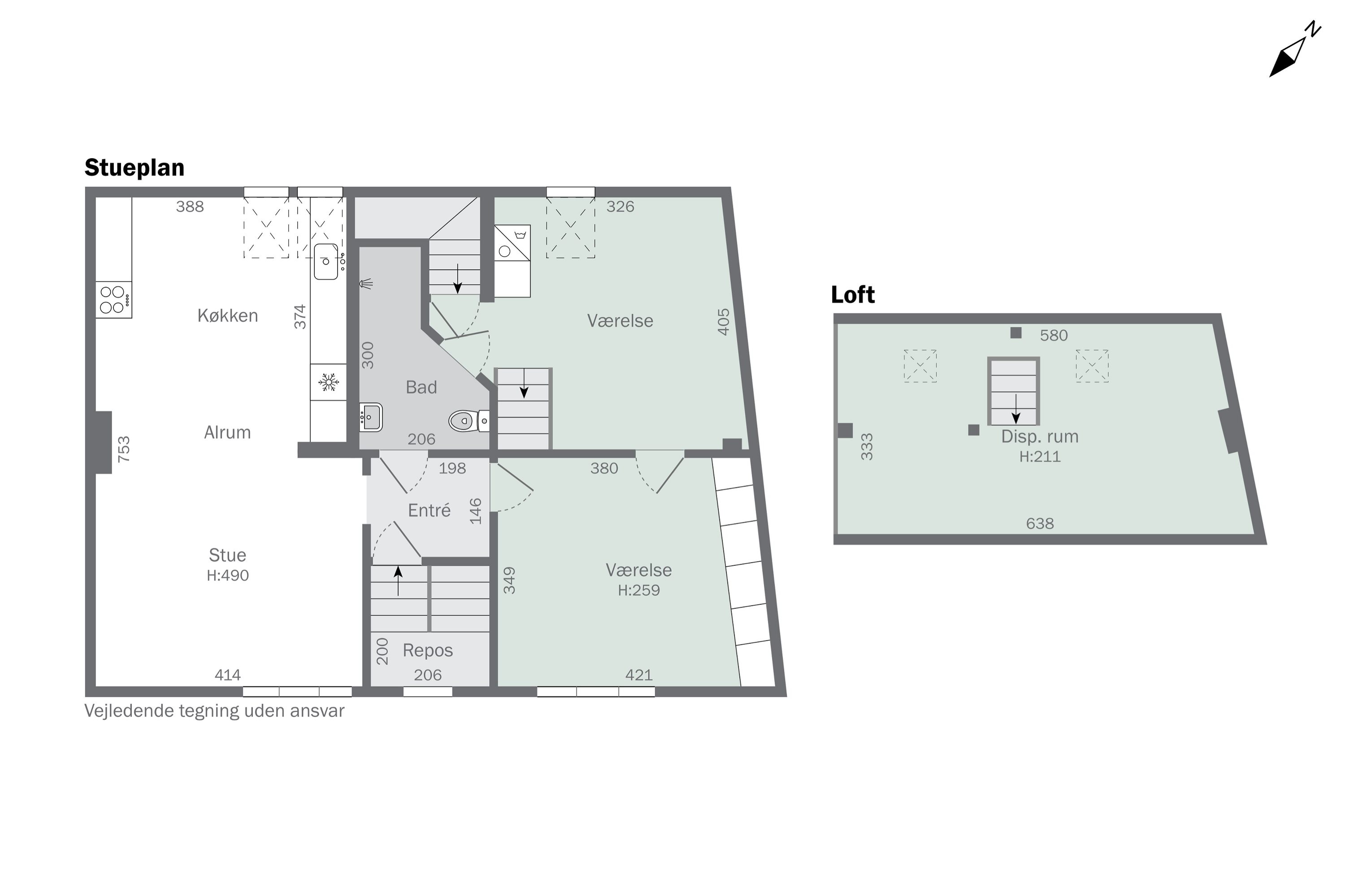 Plantegninger billede af Gammel Lundtoftevej 11, 2., 2800 Kongens Lyngby