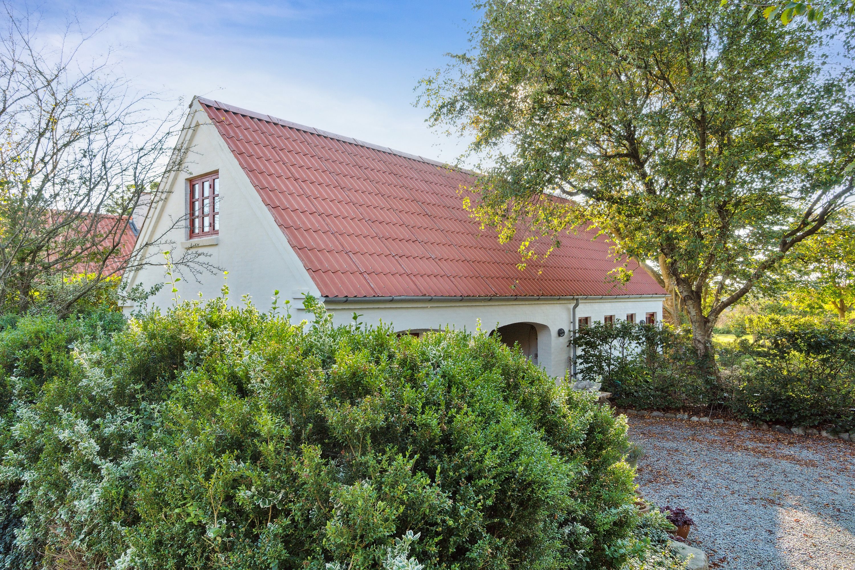 Fremhævet set fra haven billede i fuldskærmstilstand. Billede af Harring Bro Vej 11, Harring, 7752 Snedsted