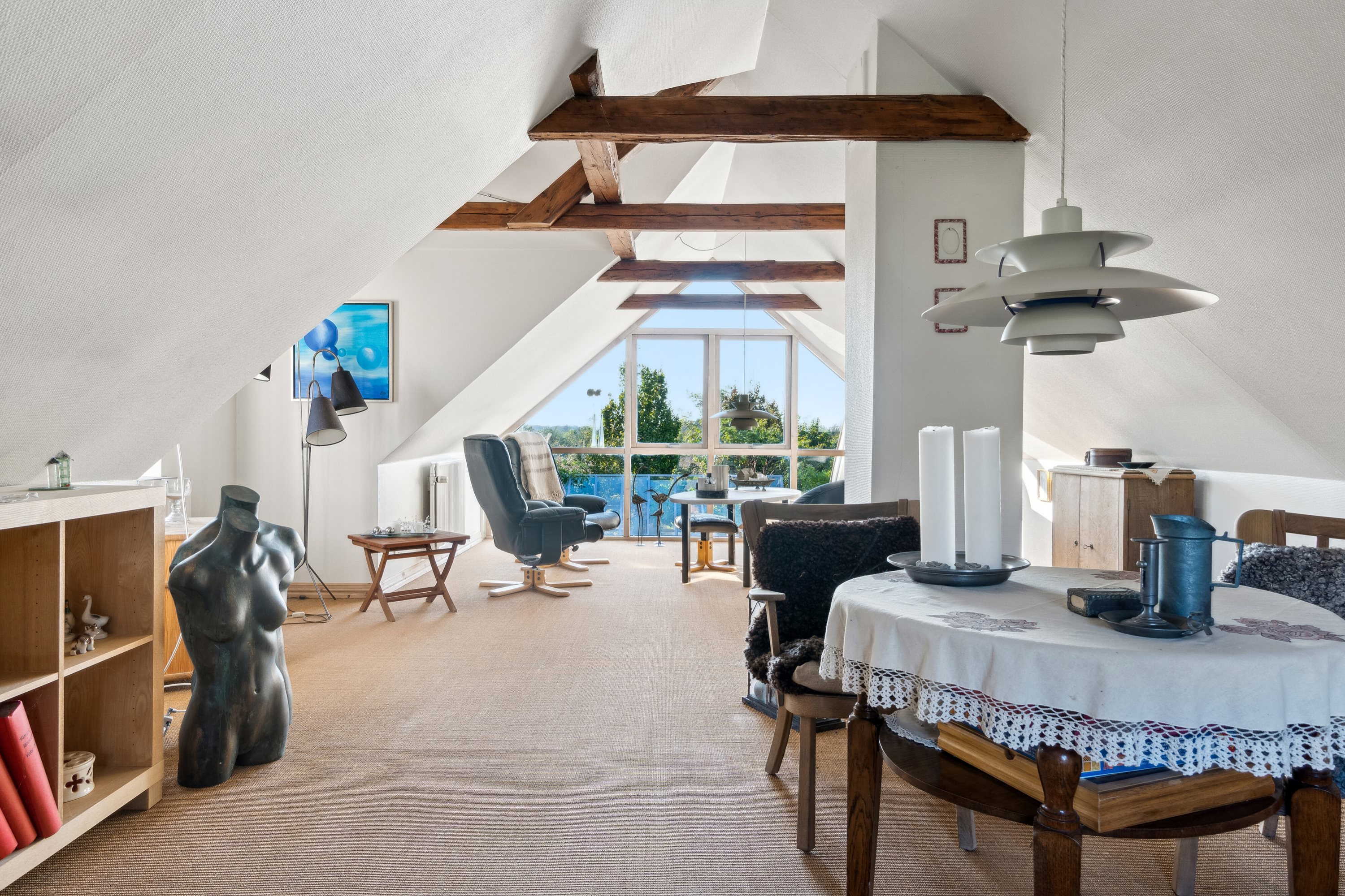 Fremhævet spisestue billede i fuldskærmstilstand. Billede af Harring Bro Vej 11, Harring, 7752 Snedsted