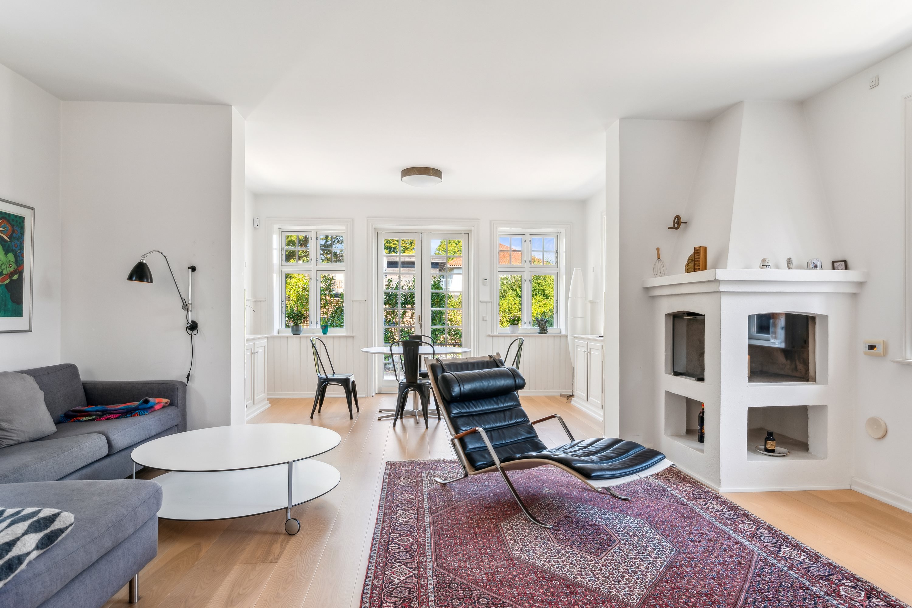 Fremhævet stue billede i fuldskærmstilstand. Billede af Skrænten 8, 8240 Risskov