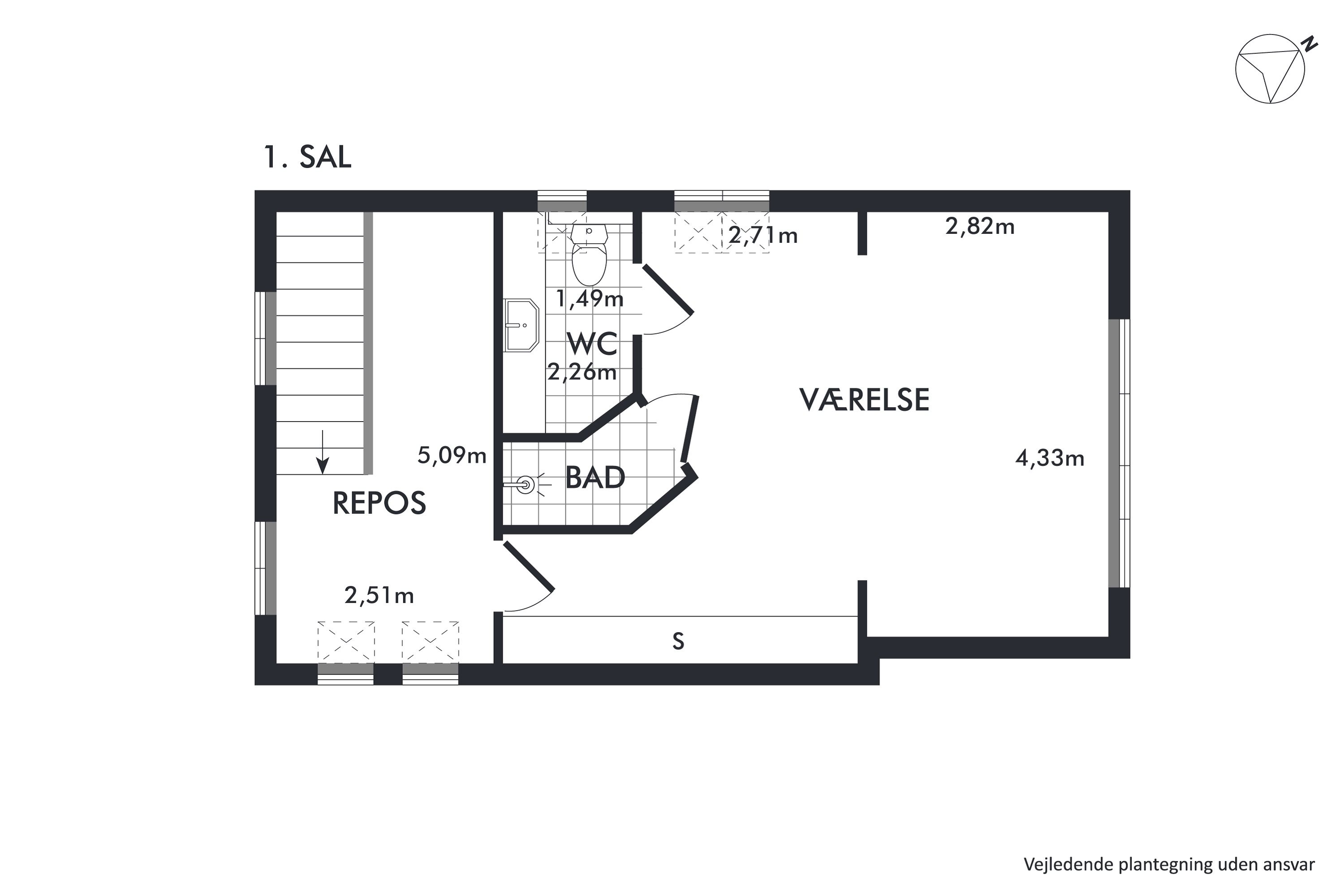 Plantegninger billede af Skrænten 8, 8240 Risskov