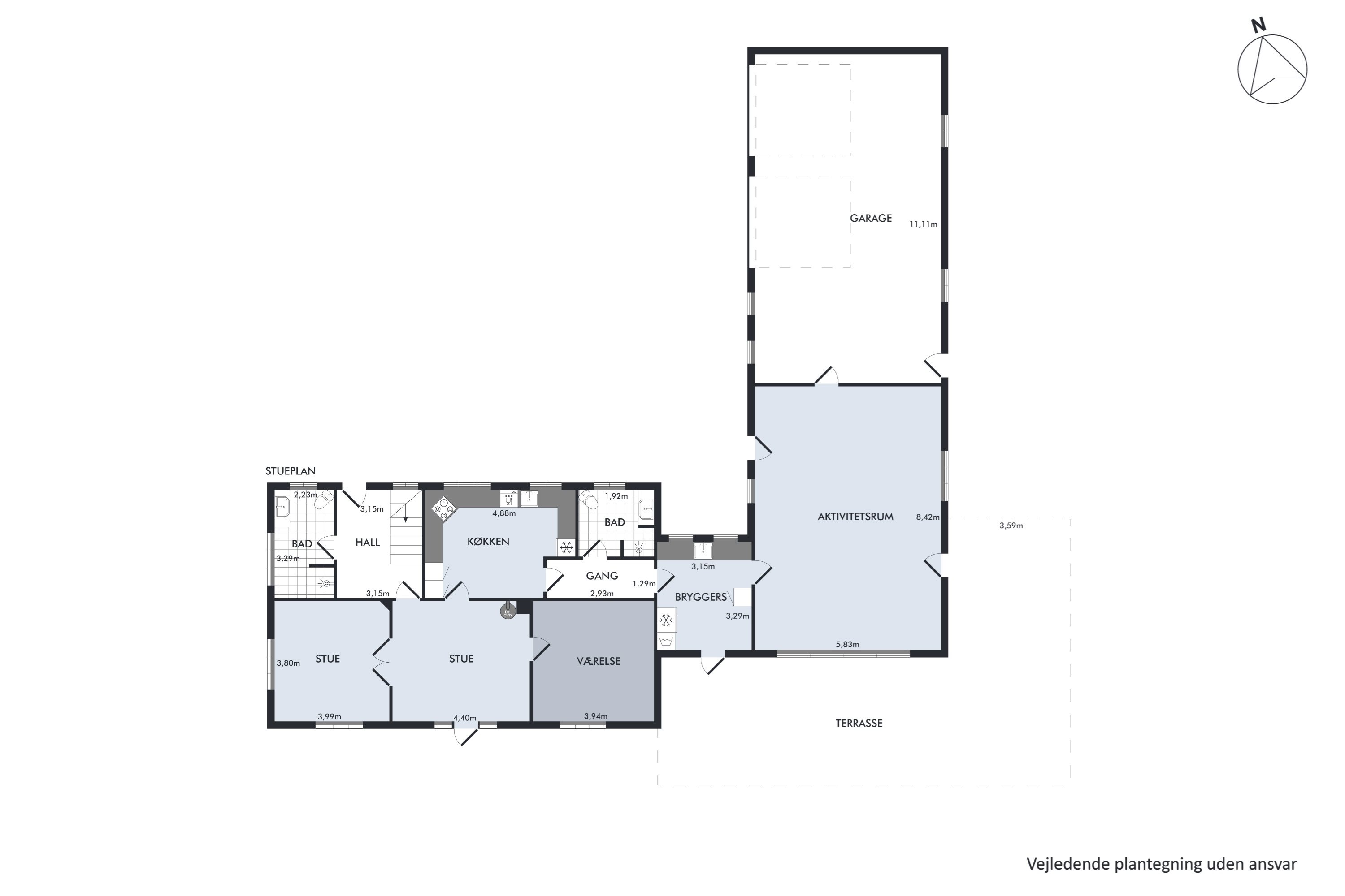 Plantegninger billede af Ejerslevvej 32, V Hunderup, 7900 Nykøbing M