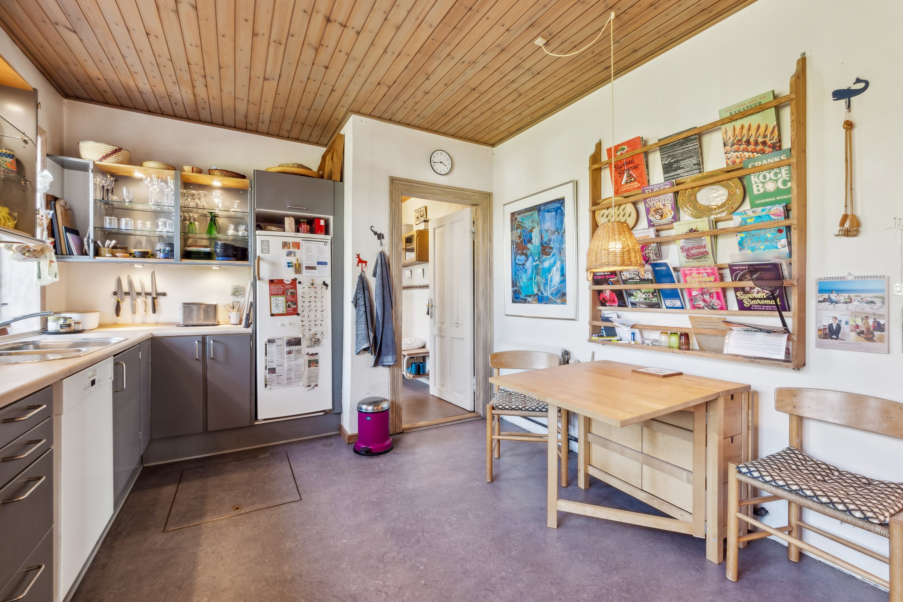 Fremhævet køkken billede i fuldskærmstilstand. Billede af Ejerslevvej 32, V Hunderup, 7900 Nykøbing M