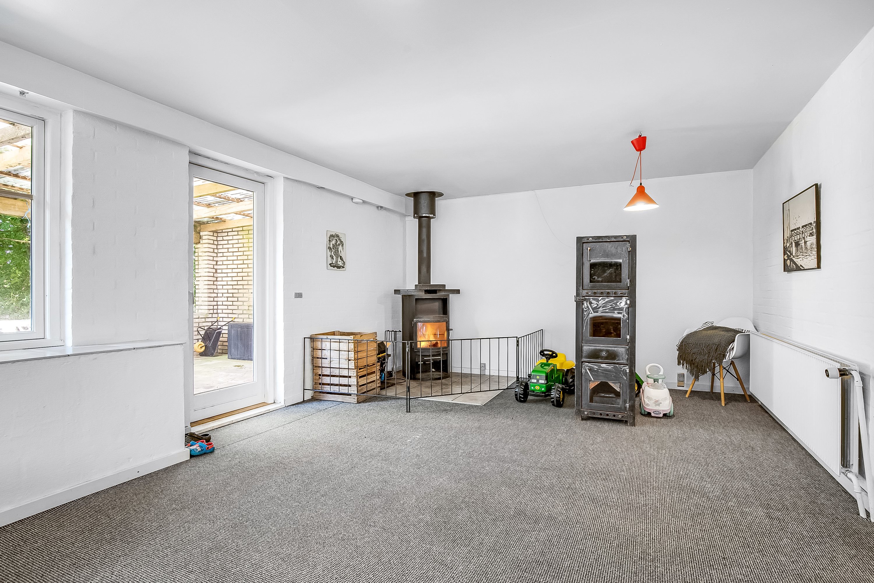 Fremhævet stue billede i fuldskærmstilstand. Billede af Lillevej 3, Bastrup, 6580 Vamdrup