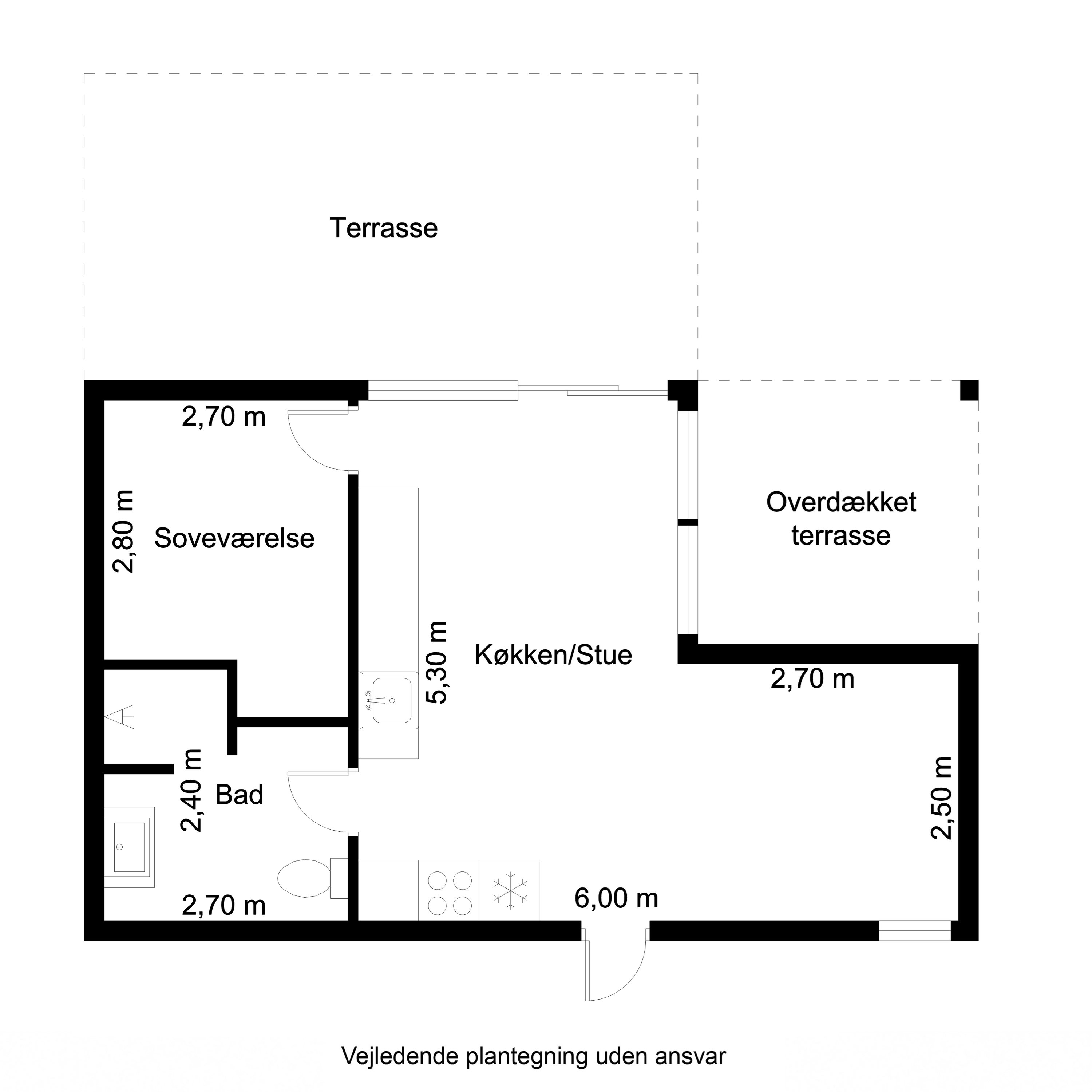 Plantegninger billede af Strandlysthuse 75, 5330 Munkebo