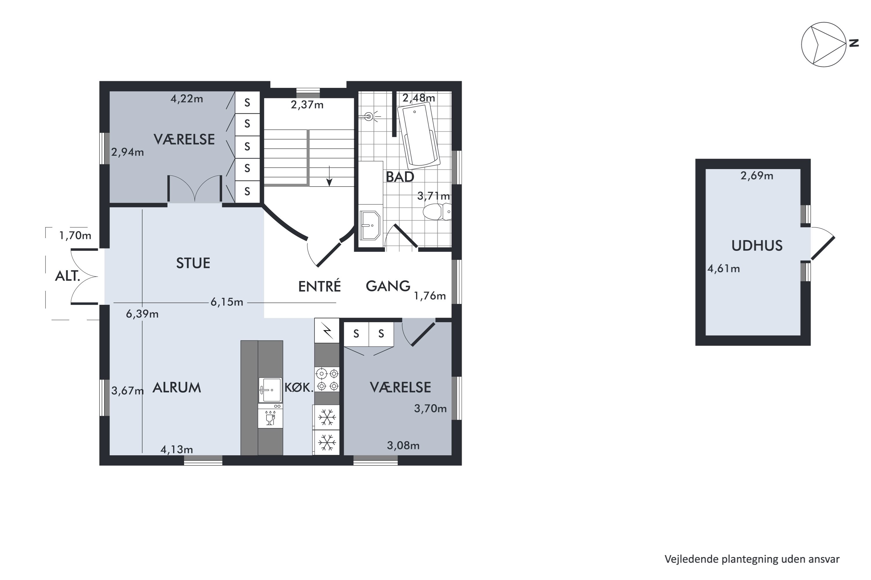 Plantegninger billede af Jyllandsgade 74, 1., 7000 Fredericia