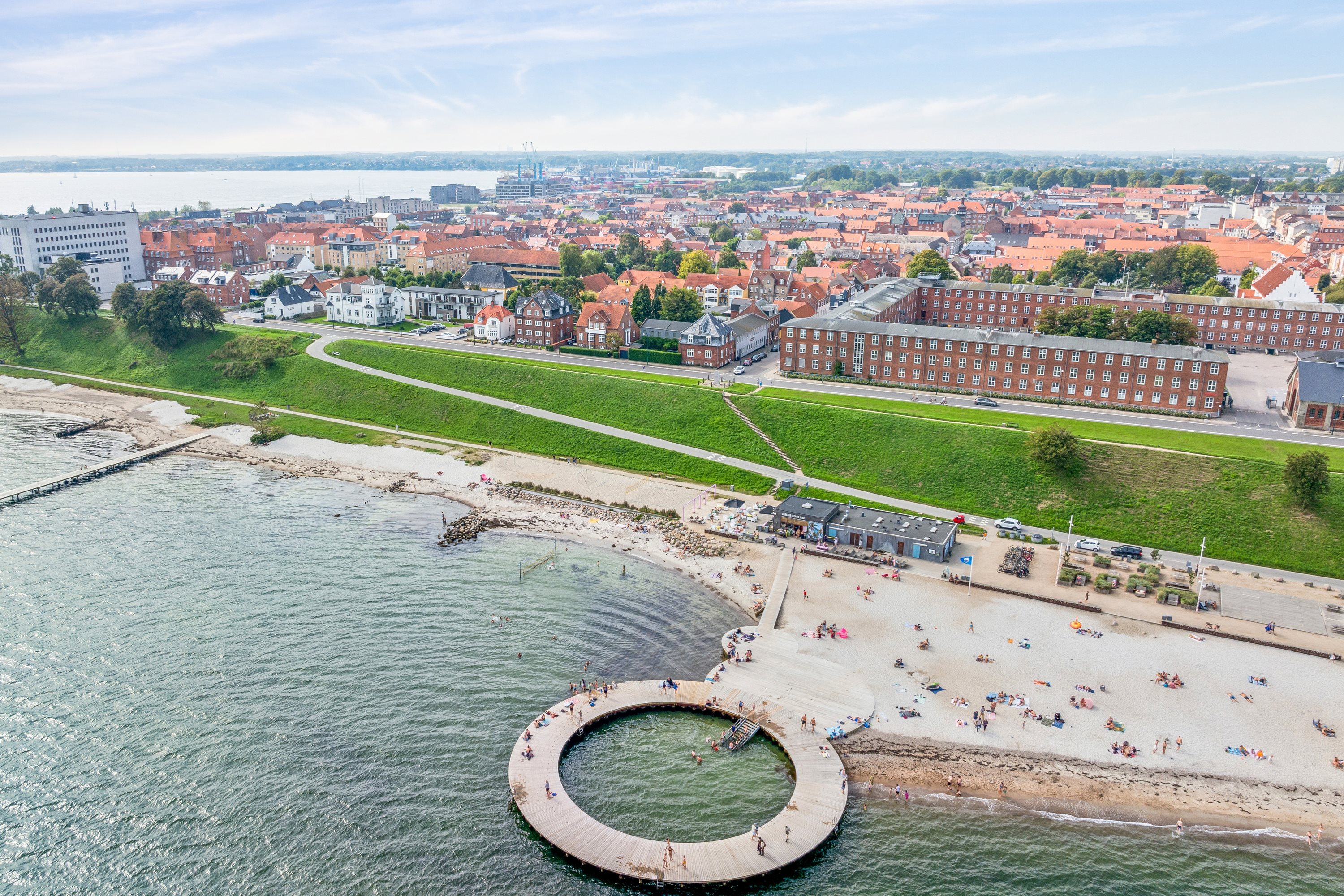 Fremhævet luftfoto billede i fuldskærmstilstand. Billede af Jyllandsgade 74, 1., 7000 Fredericia