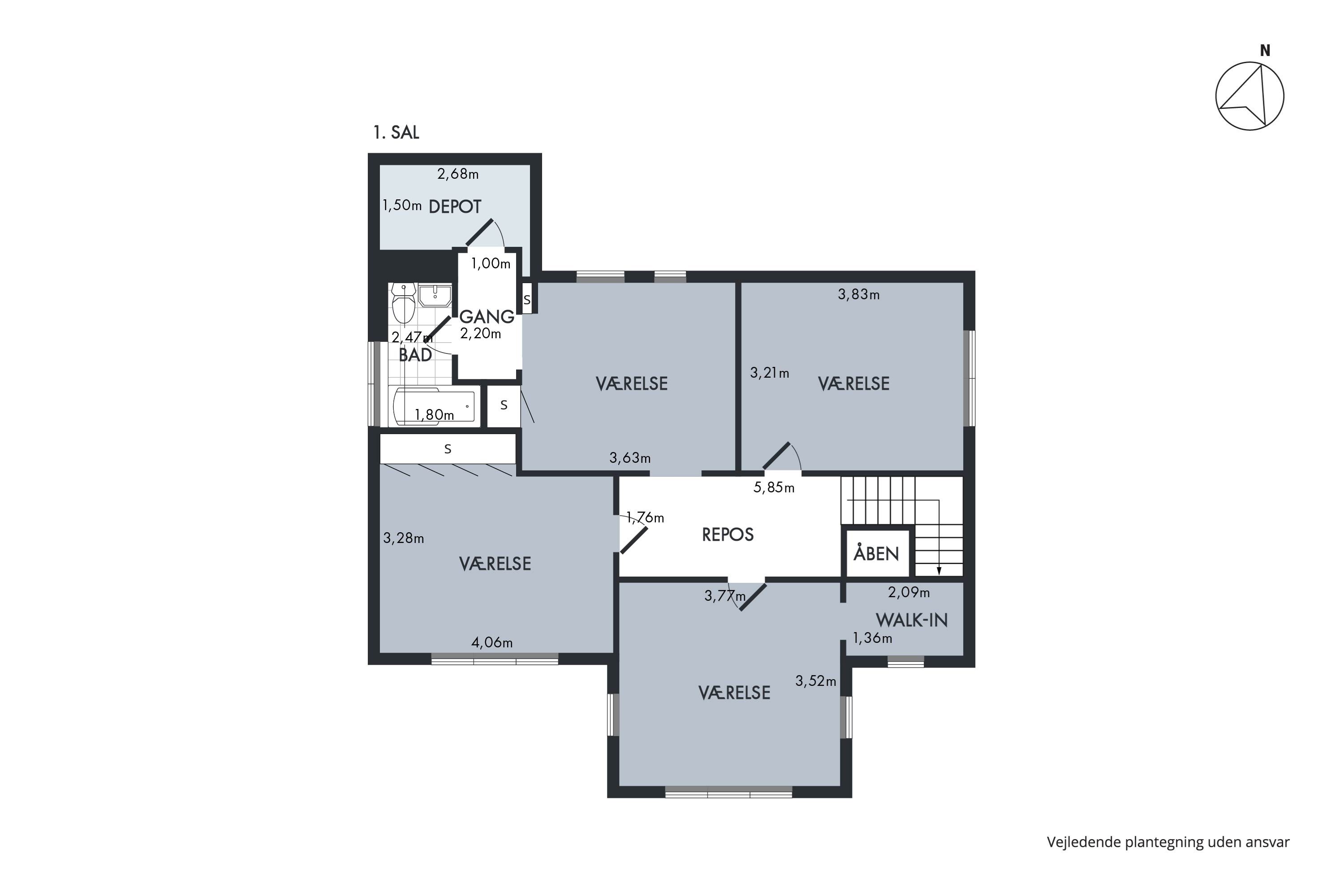 Plantegninger billede af Primulavej 11, 9750 Østervrå