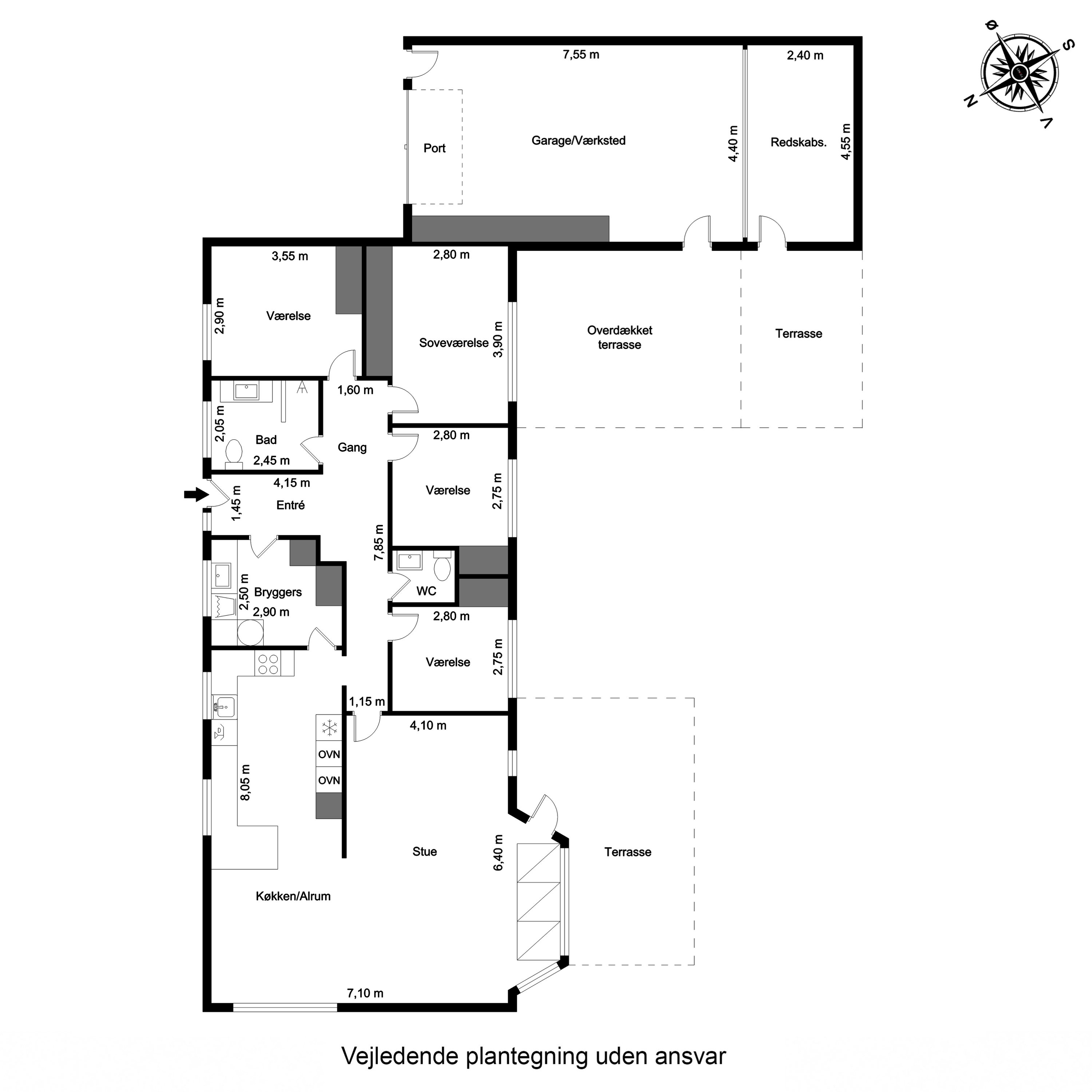 Plantegninger billede af Kærvej 225, 7190 Billund