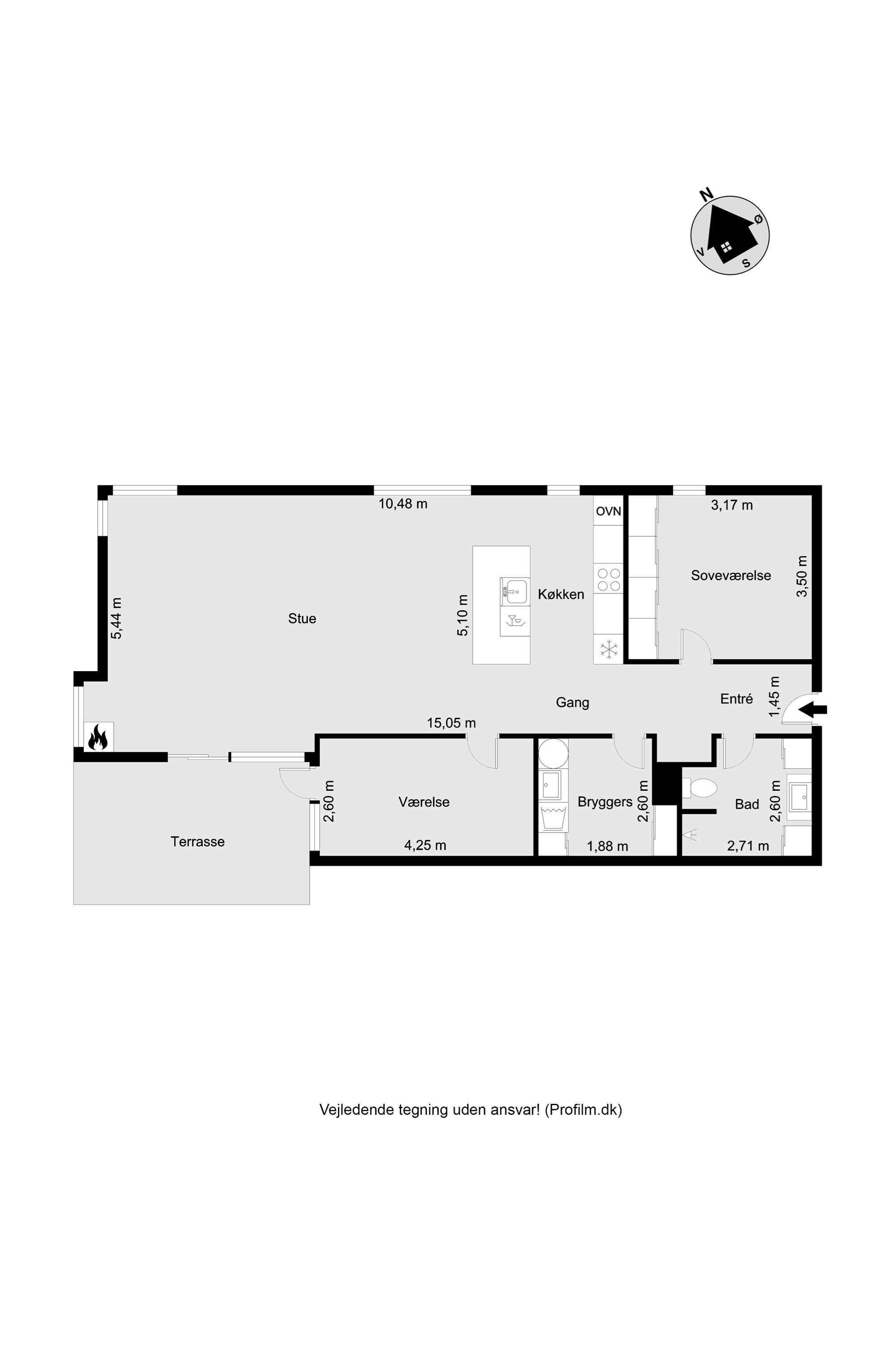 Plantegninger billede af Grøndahlsvej 25, 4. 3., 7400 Herning