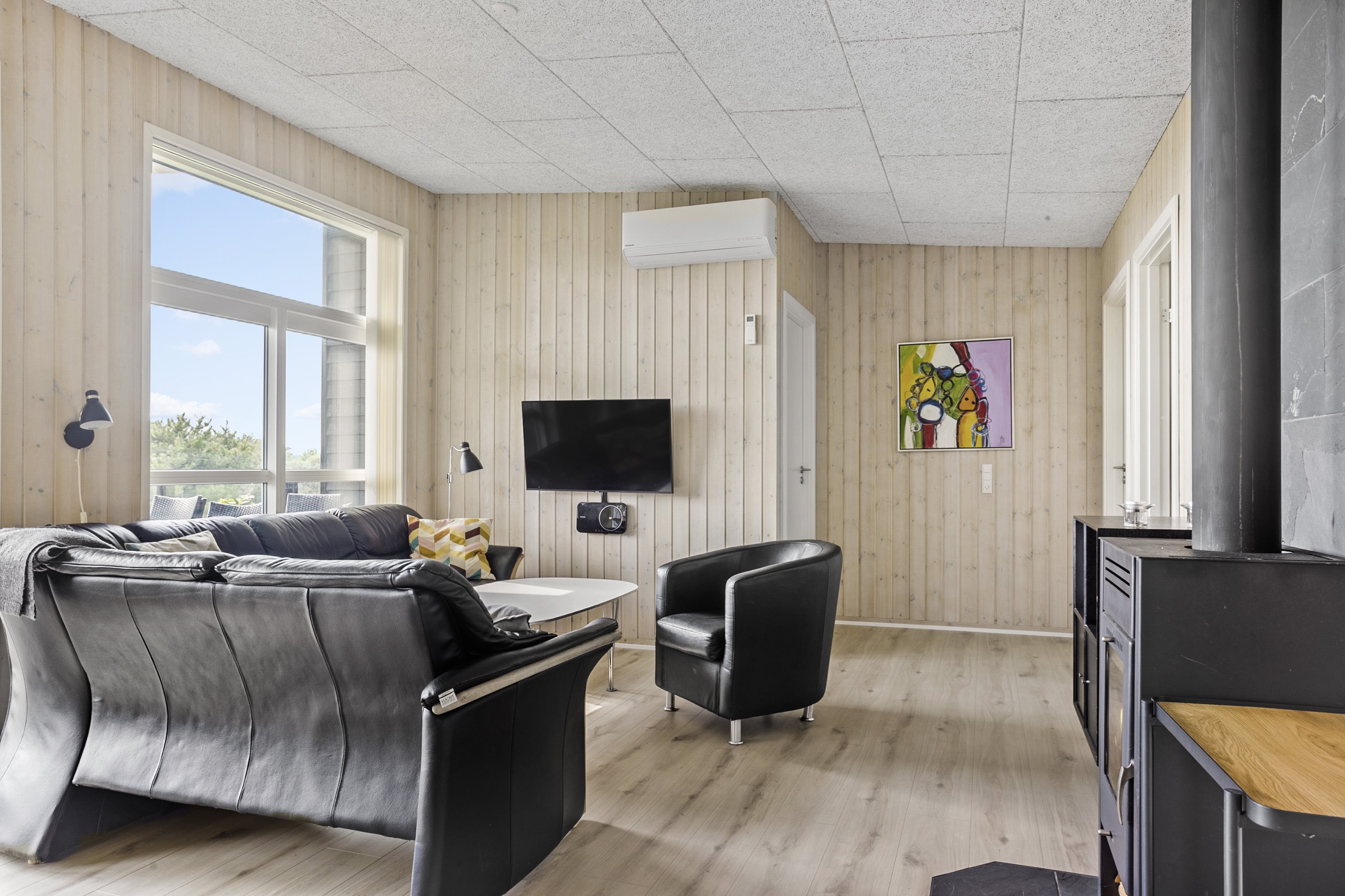 Fremhævet stue billede i fuldskærmstilstand. Billede af Aarø Strandhøj 11, 6100 Haderslev