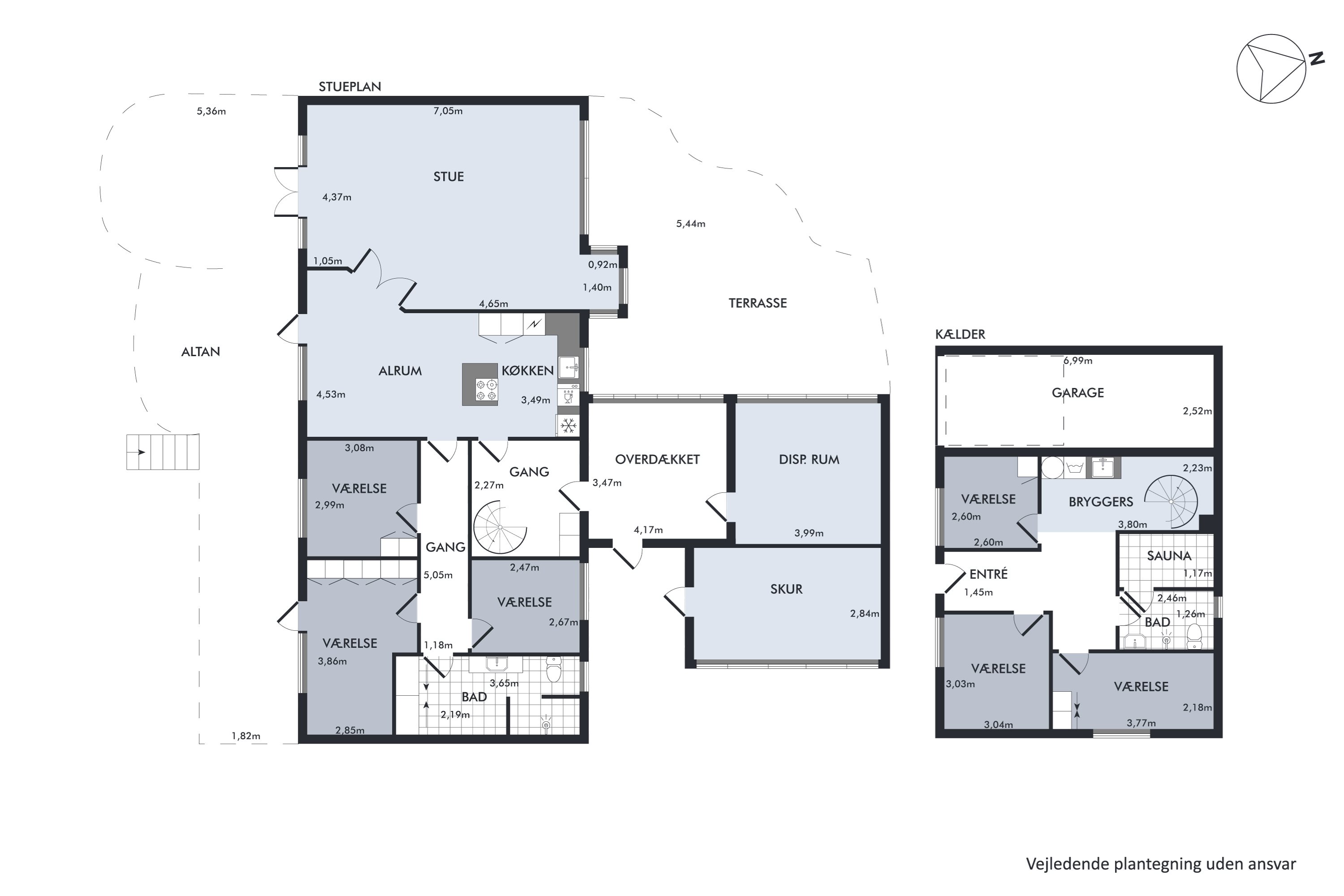 Plantegninger billede af Solbakken 2, Ræhr, 7730 Hanstholm