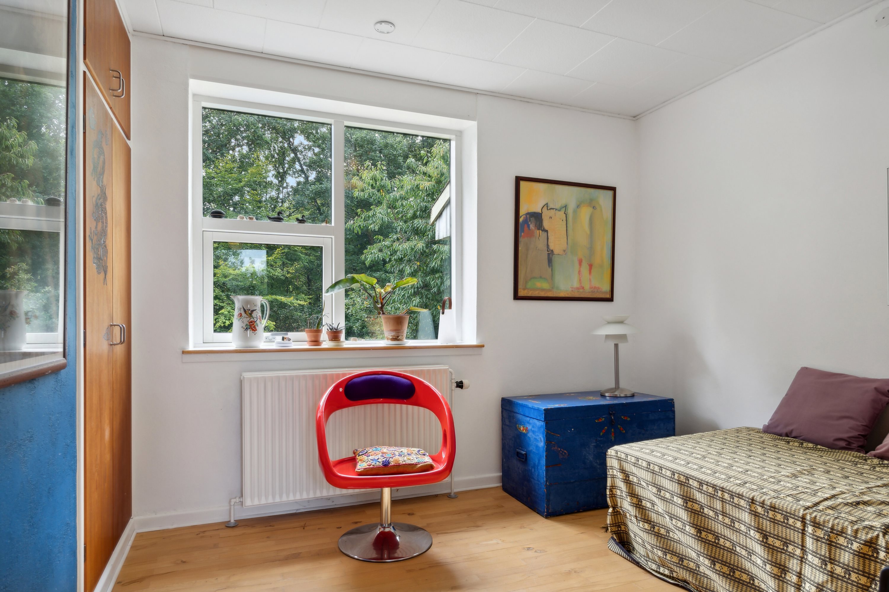 Fremhævet soveværelse billede i fuldskærmstilstand. Billede af Sankelmarksvej 21, 8600 Silkeborg