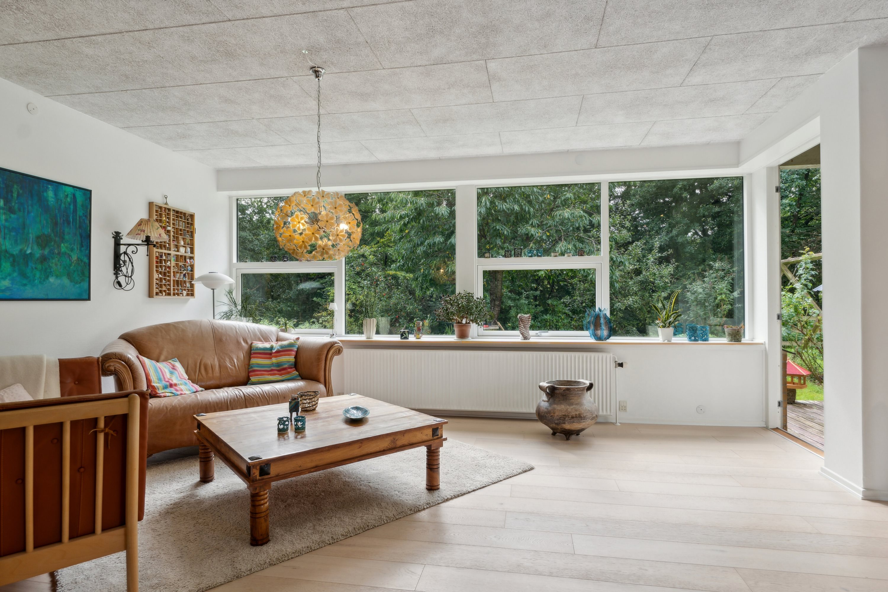 Fremhævet stue billede i fuldskærmstilstand. Billede af Sankelmarksvej 21, 8600 Silkeborg