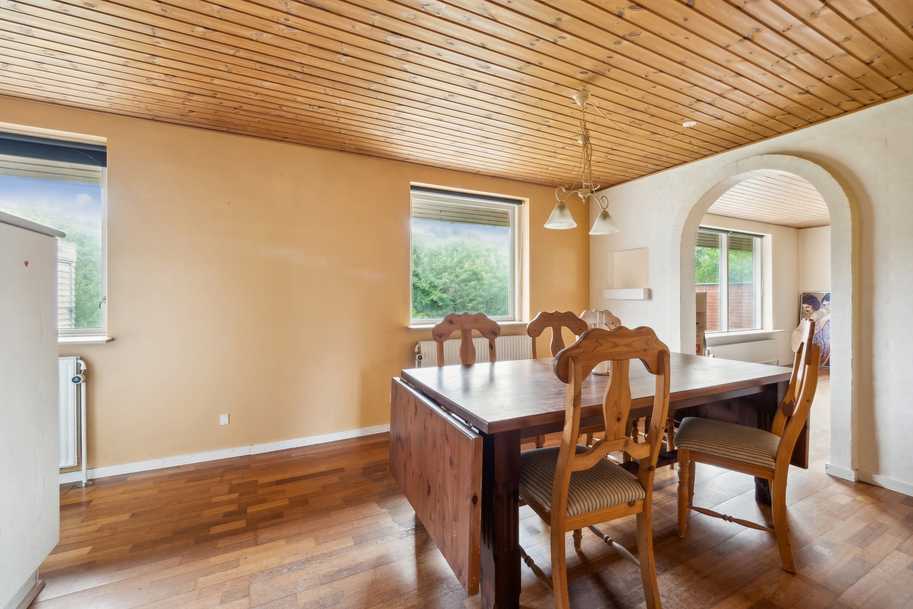 Fremhævet stue billede i fuldskærmstilstand. Billede af Bygmarken 8, 7730 Hanstholm