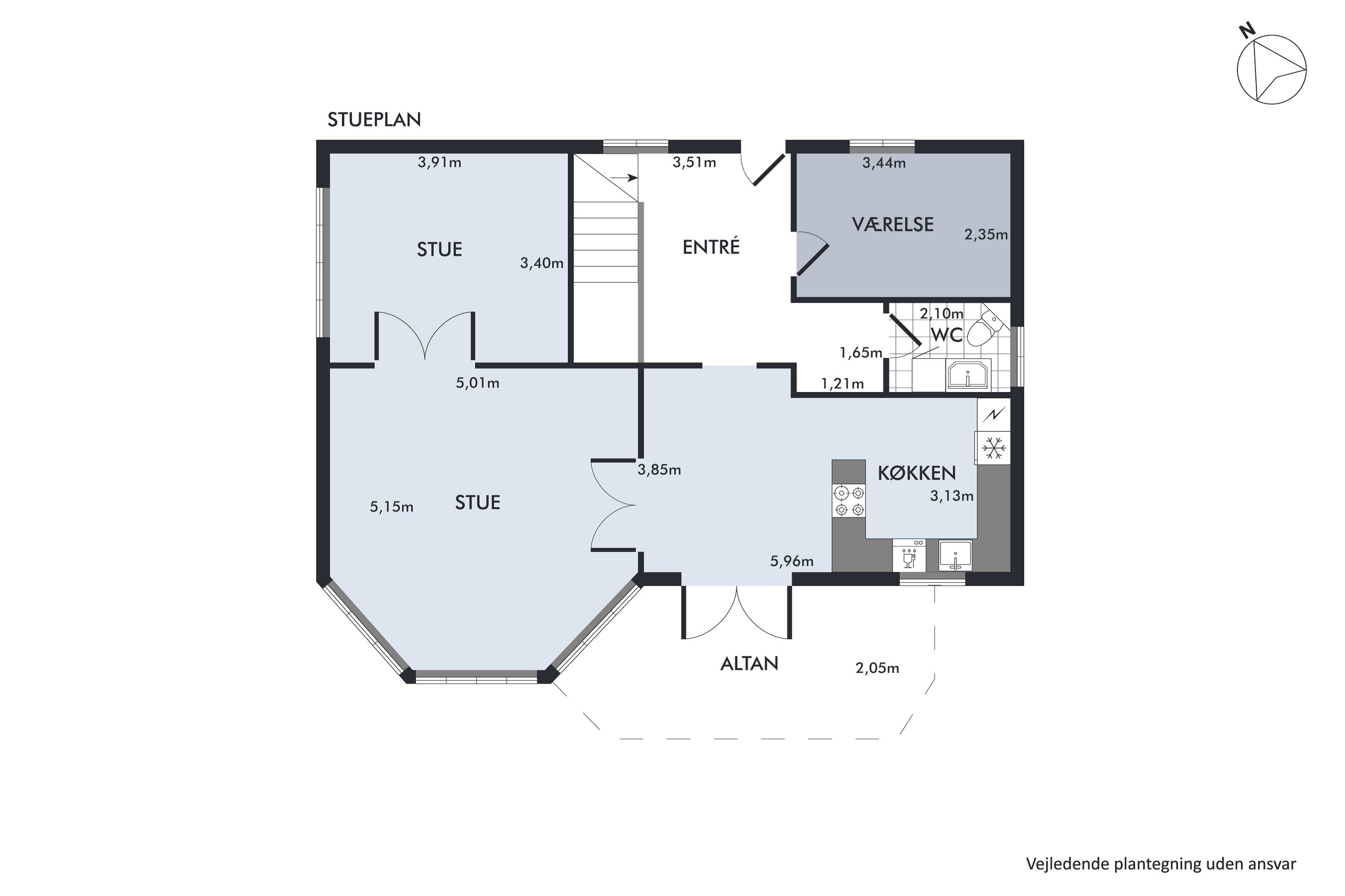 Plantegninger billede af Stadionvej 3, Tilsted, 7700 Thisted