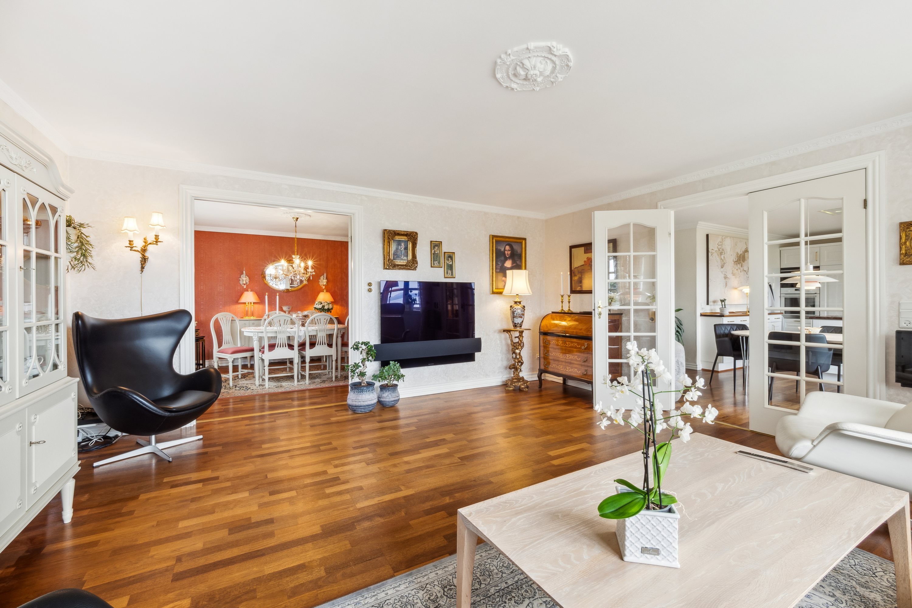 Fremhævet stue billede i fuldskærmstilstand. Billede af Stadionvej 3, Tilsted, 7700 Thisted