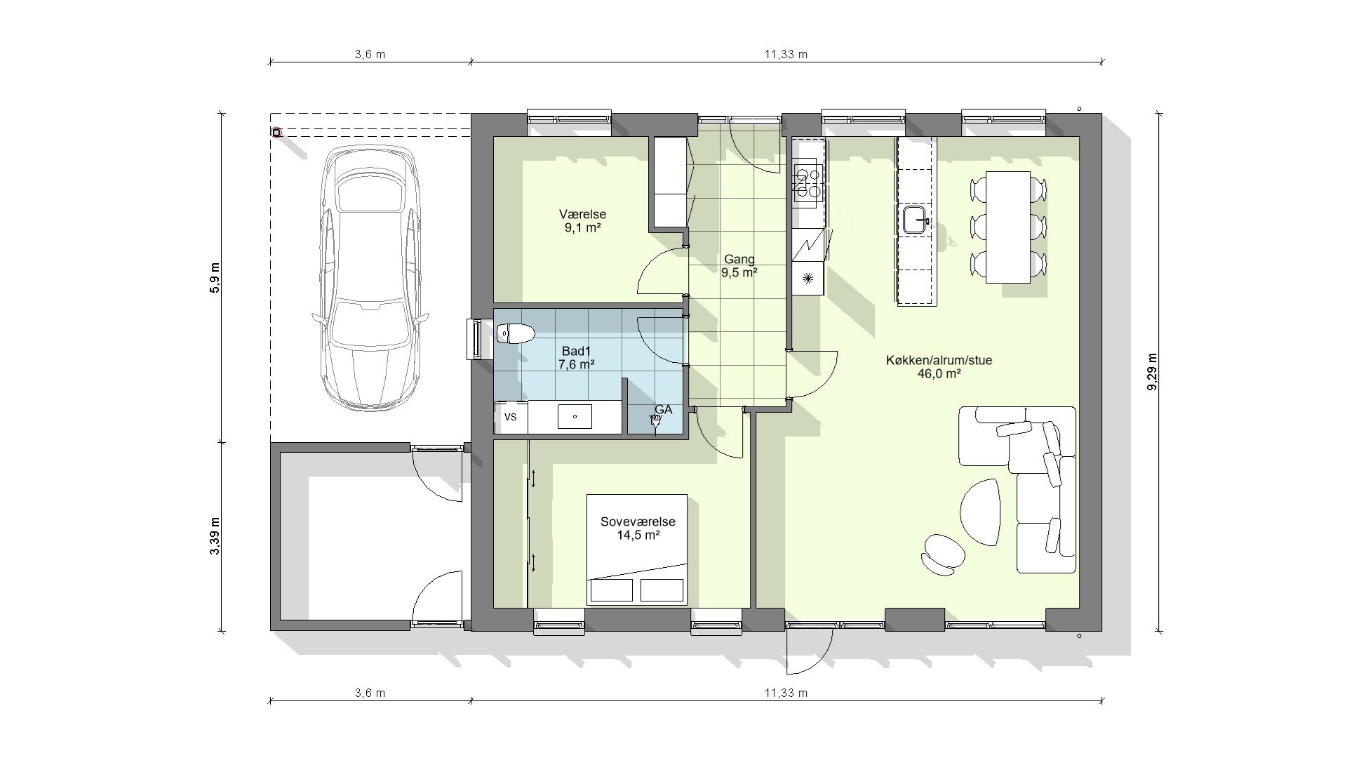 Plantegninger billede af Ågade 11, 6880 Tarm