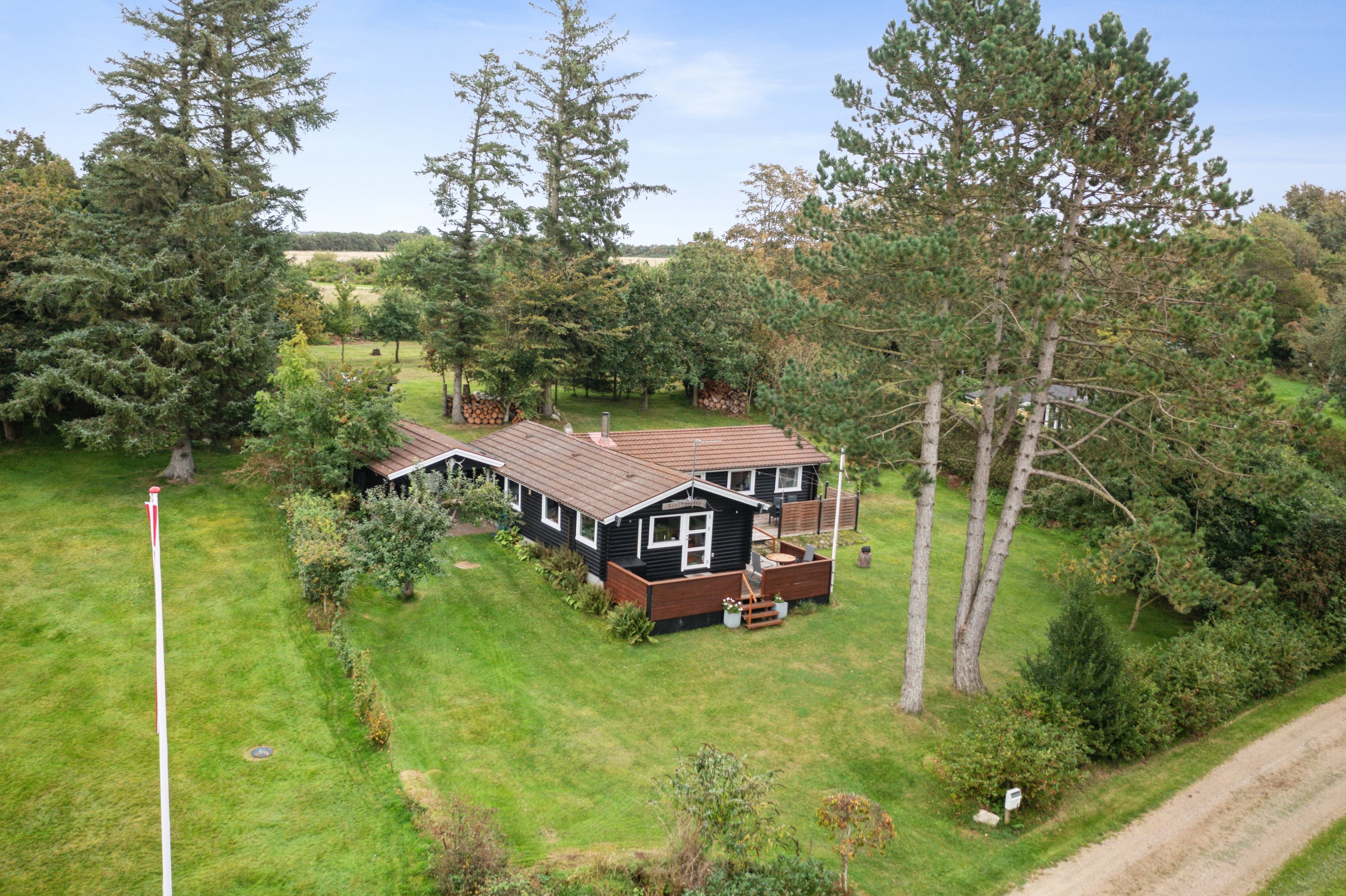 Miniaturebillede 1: luftfoto. Billede af Skovstjernevej 8, Vadum, 7860 Spøttrup