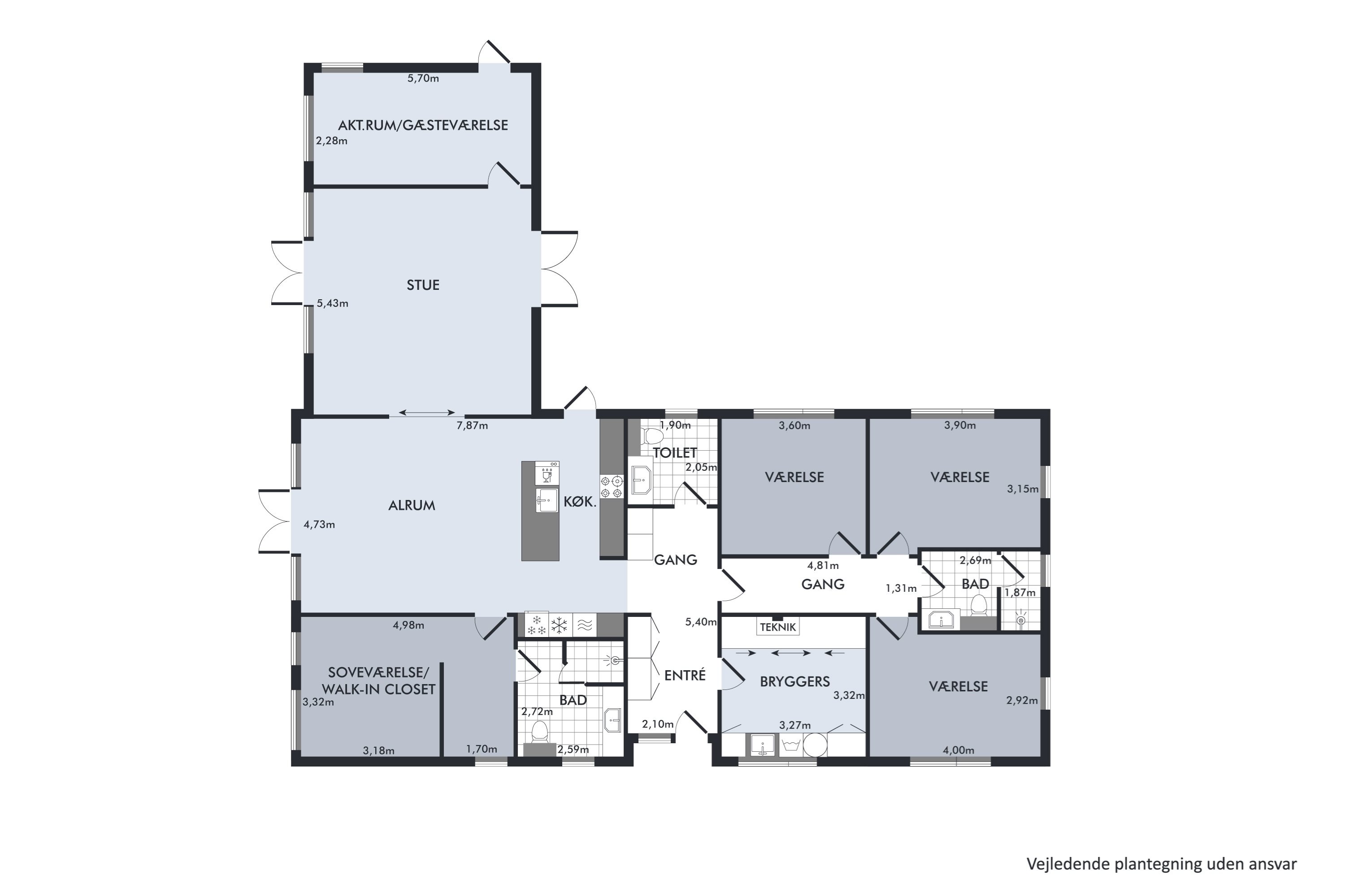 Plantegninger billede af Carsten Hauchs Vej 11, 3140 Ålsgårde