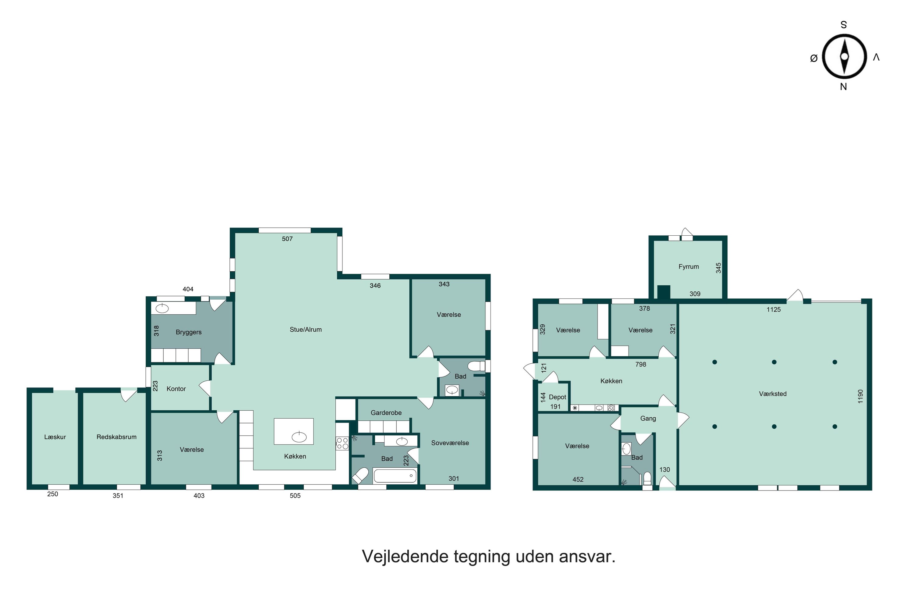 Plantegninger billede af Smedegade 32B, Sdr Vissing, 8740 Brædstrup